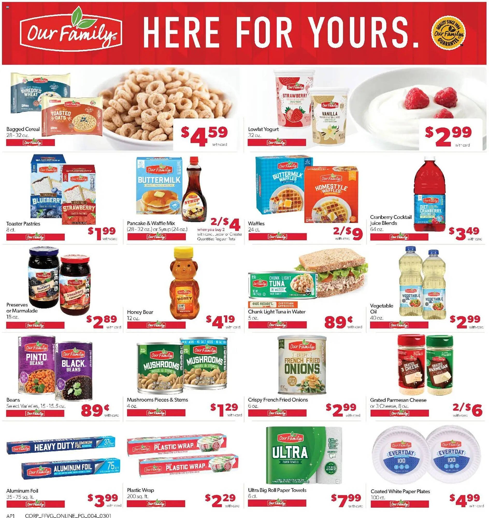 Family Fare weekly ad