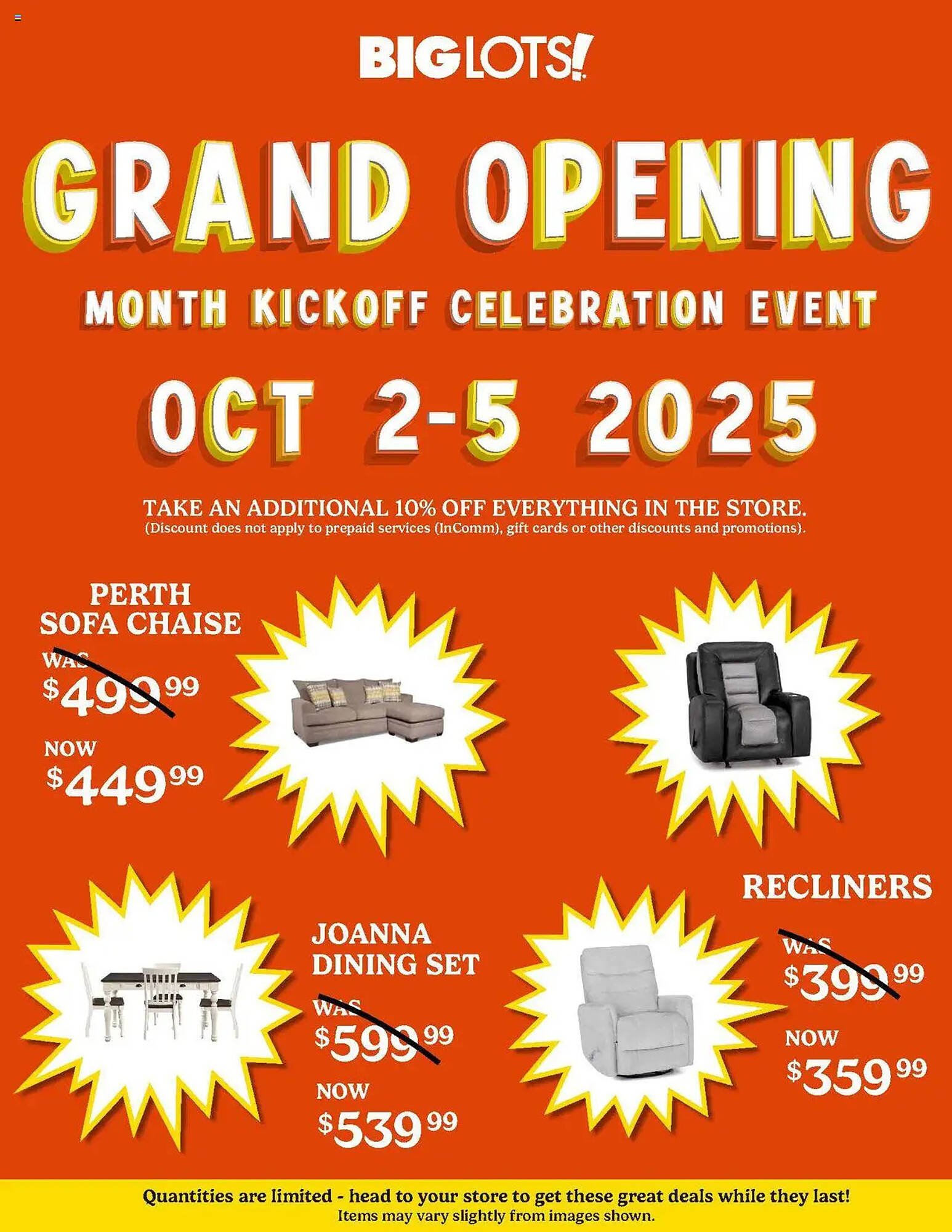Big Lots weekly ad (2025-10-02 - 2025-10-05) | 1