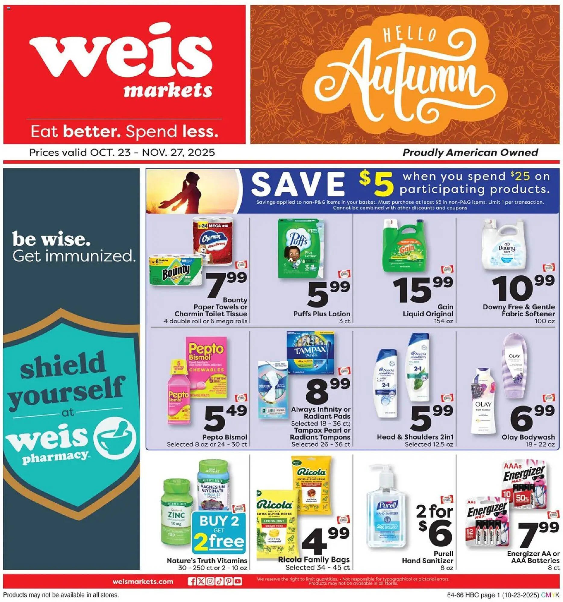 Weis Markets weekly ad