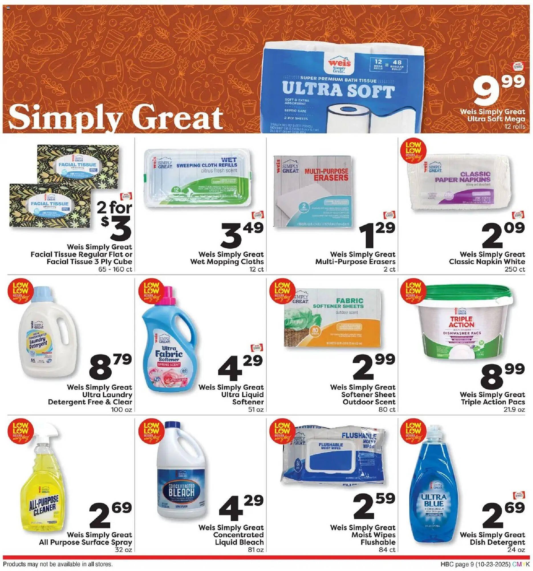 Weis Markets weekly ad