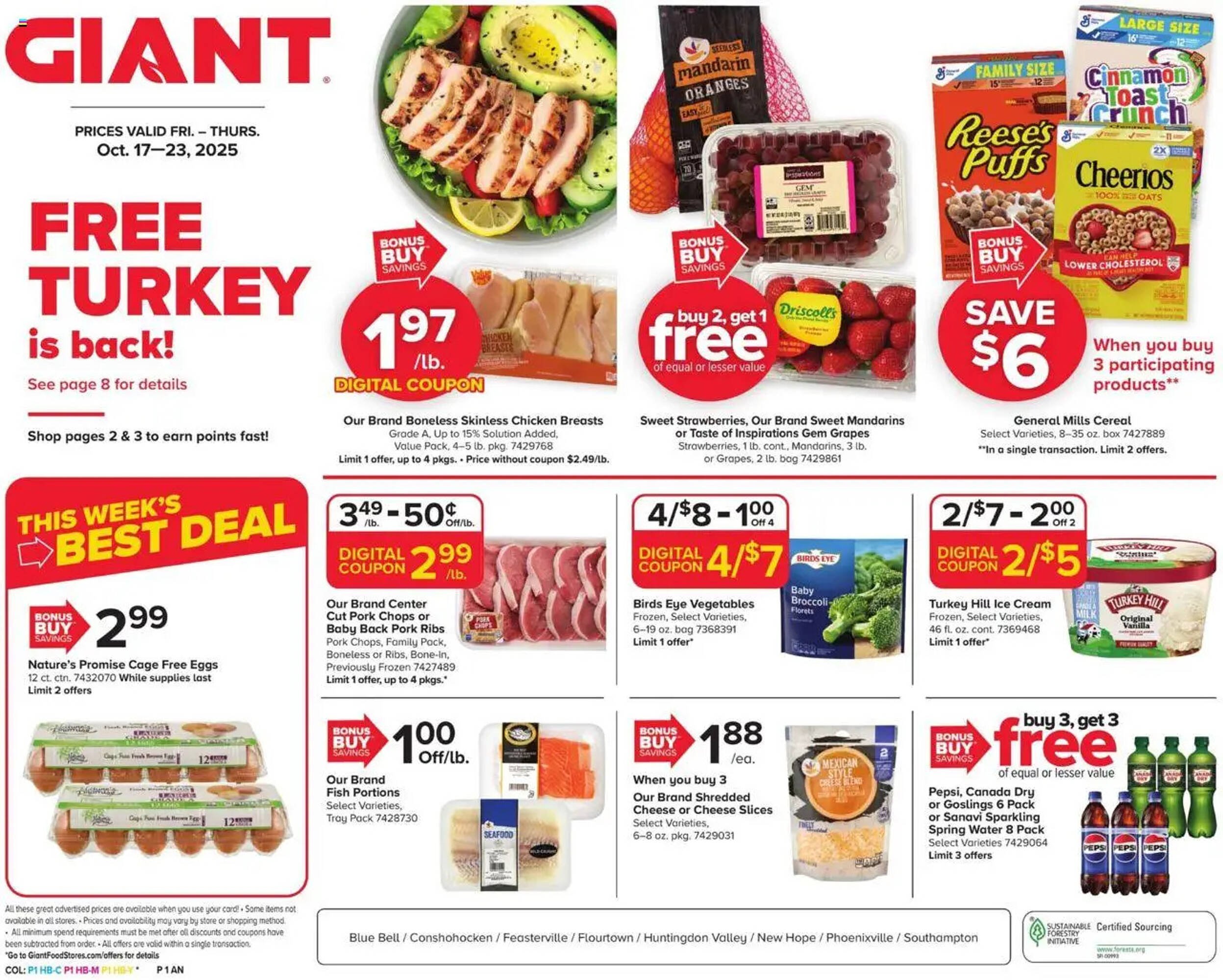 GIANT weekly ad (2025-10-17 - 2025-10-24) | 1