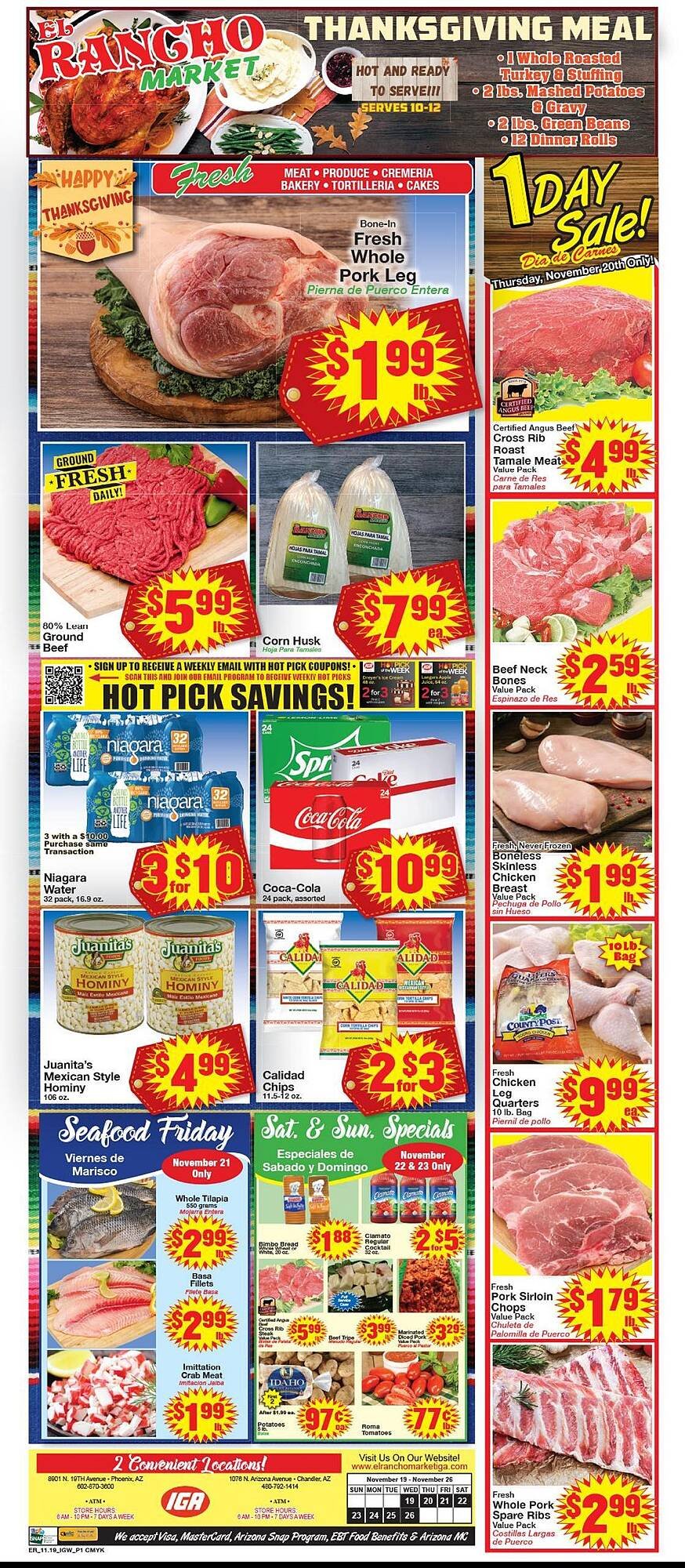 Supermercado El Rancho weekly ad (2025-11-19 - 2025-11-26)