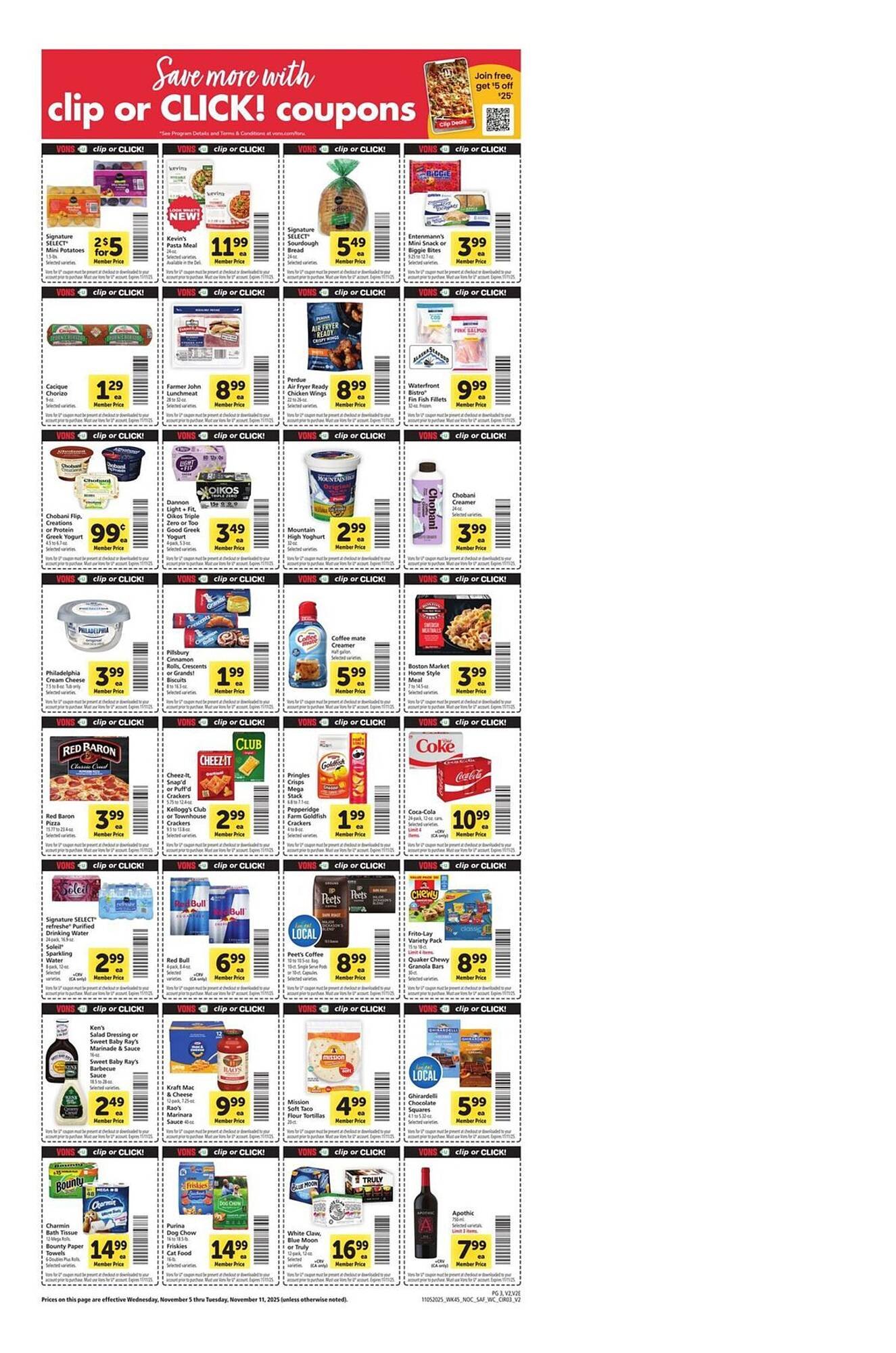 Vons weekly ad (2025-11-05 - 2025-11-11) | 3