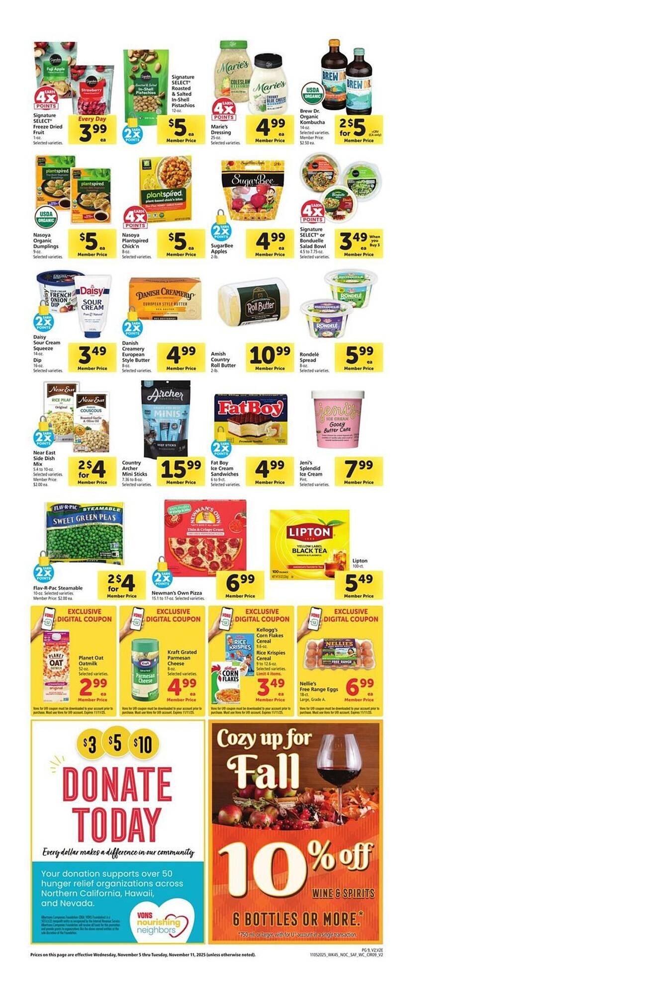 Vons weekly ad (2025-11-05 - 2025-11-11) | 9