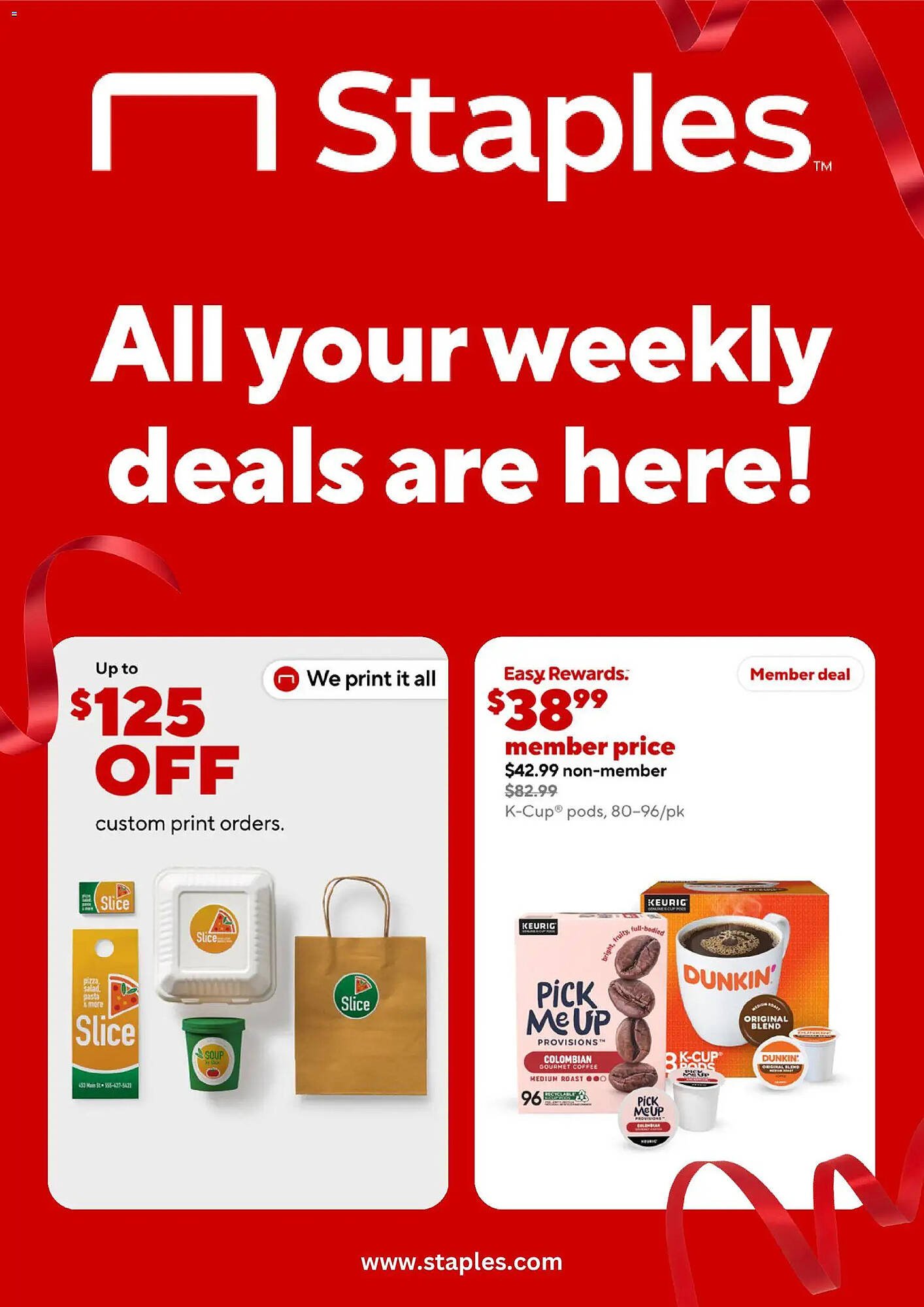 Staples weekly ad