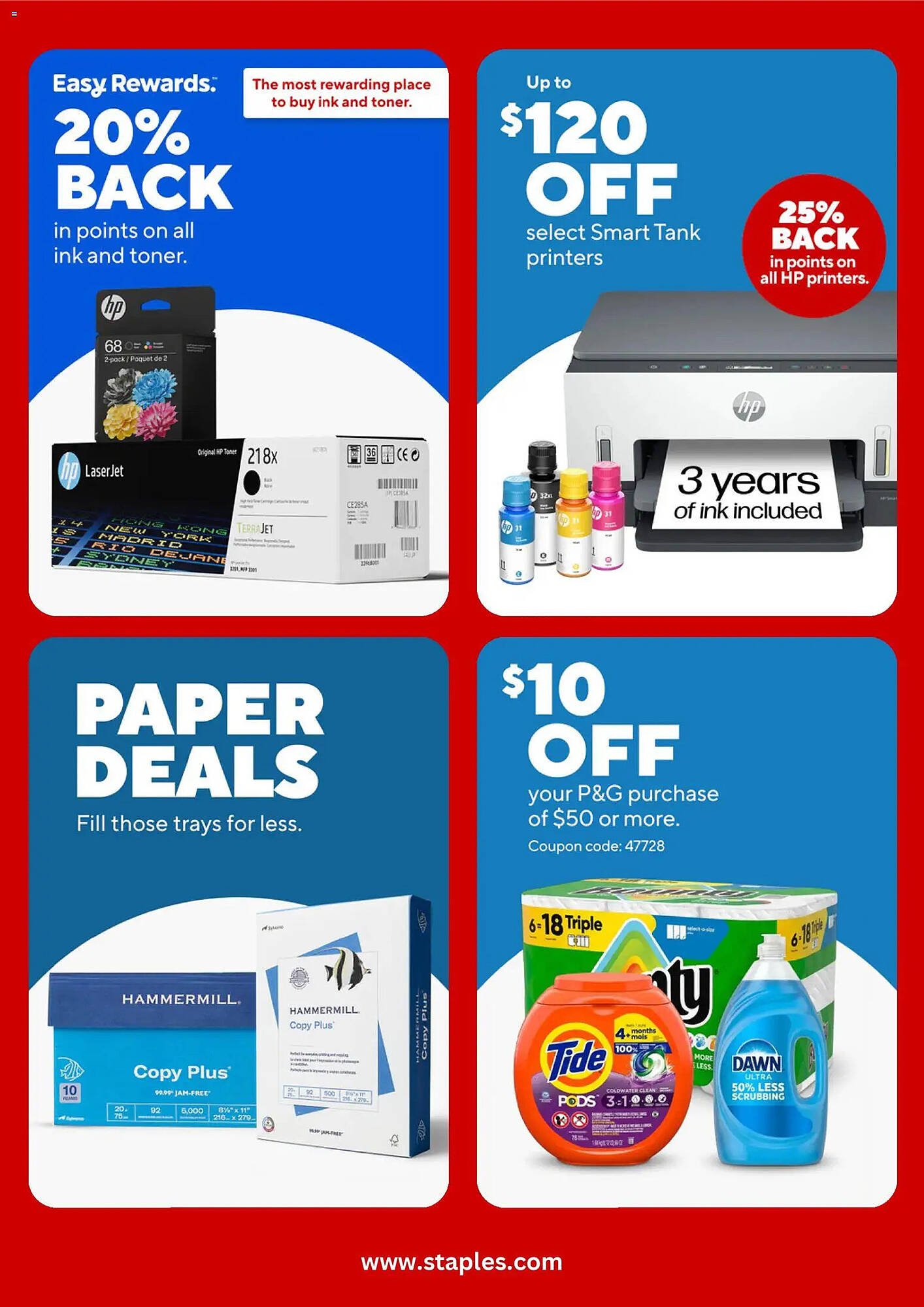 Staples weekly ad