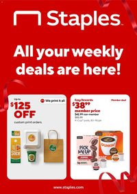 Staples weekly ad