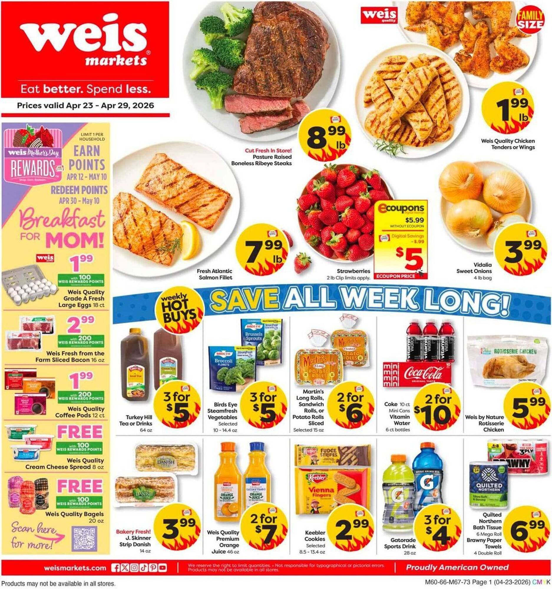 Weis Markets weekly ad