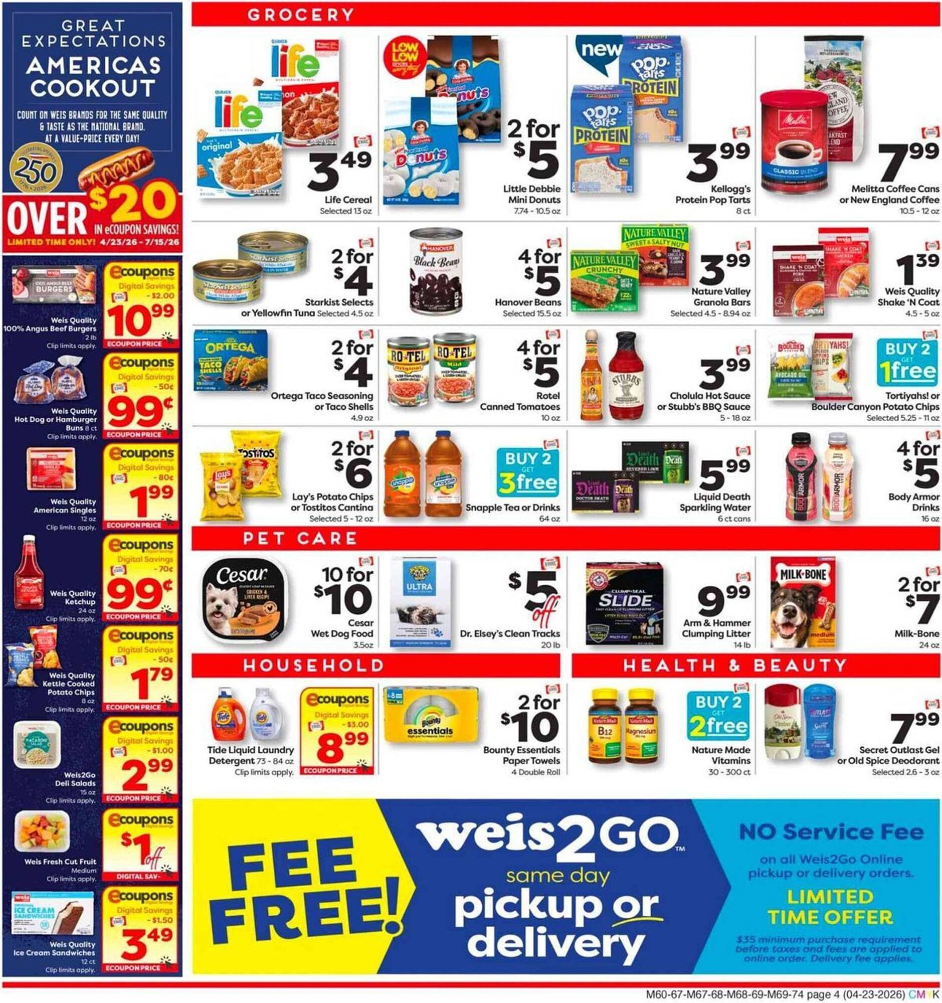 Weis Markets weekly ad