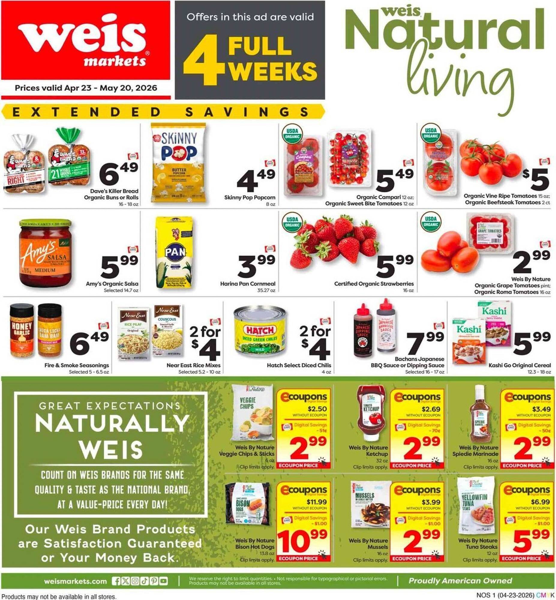 Weis Markets weekly ad