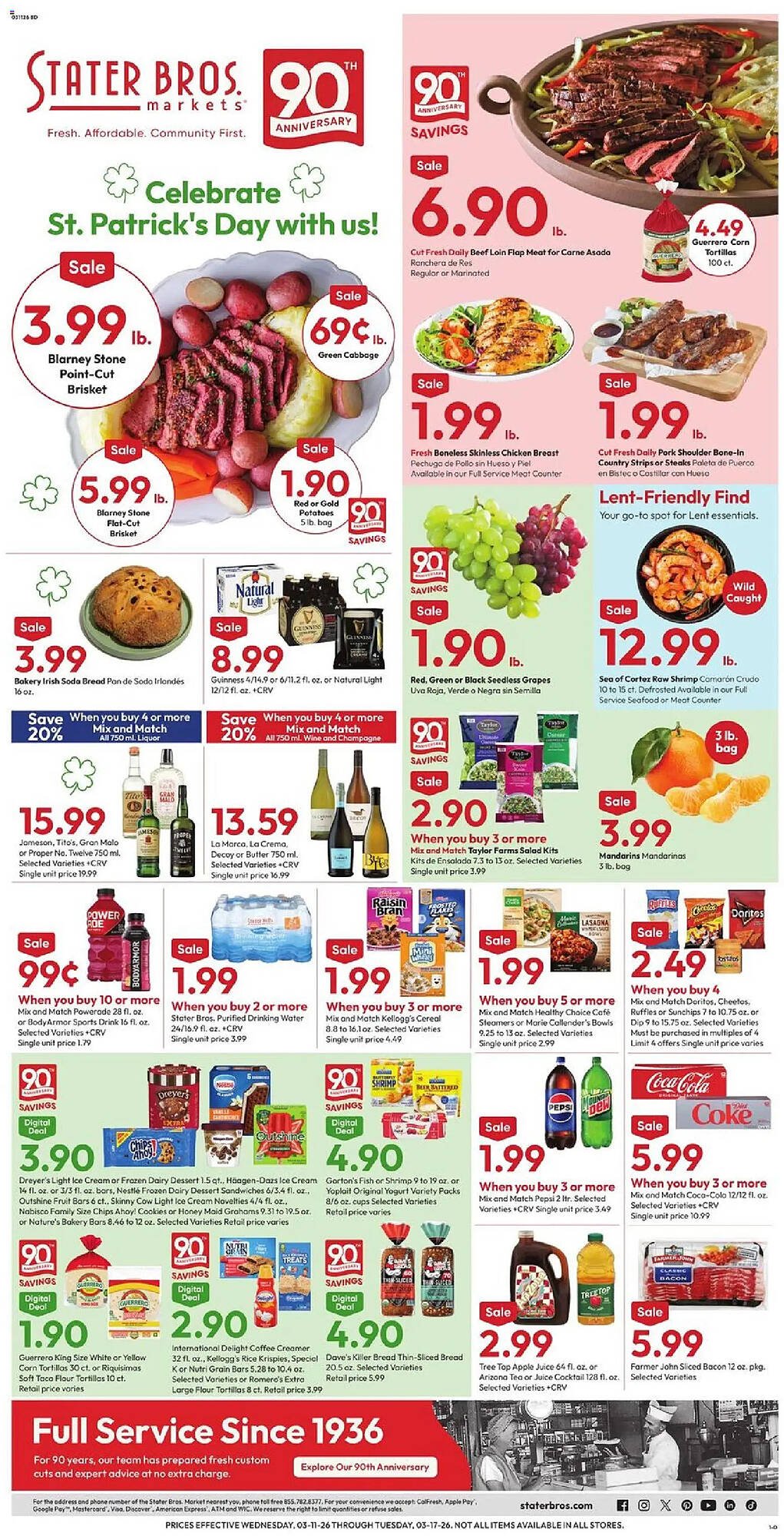 Stater Bros weekly ad