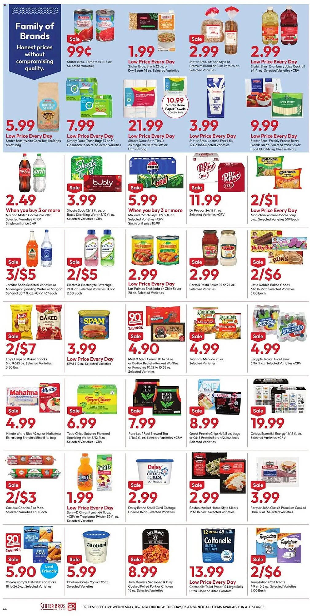 Stater Bros weekly ad