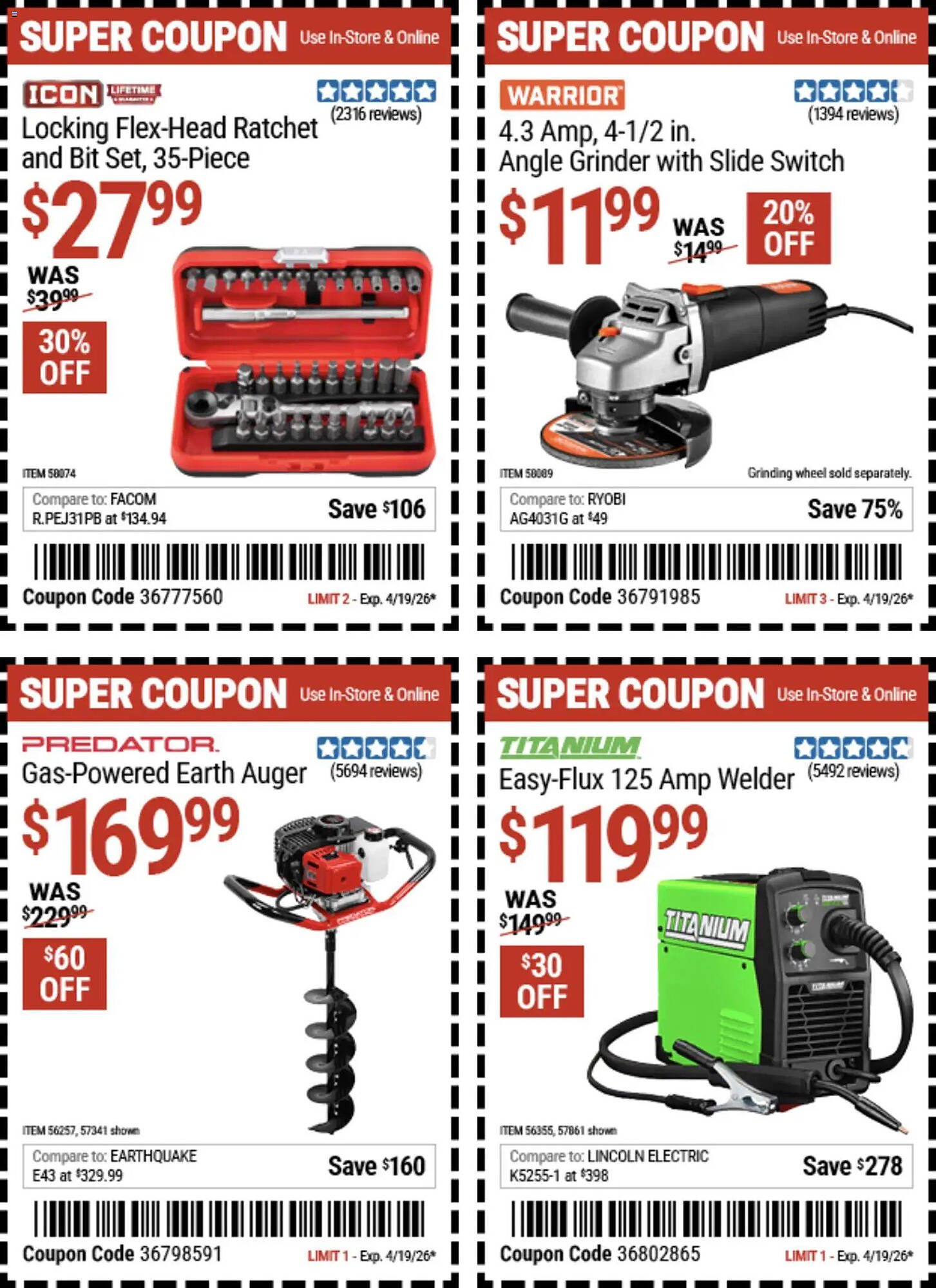 Harbor Freight Tools weekly ad