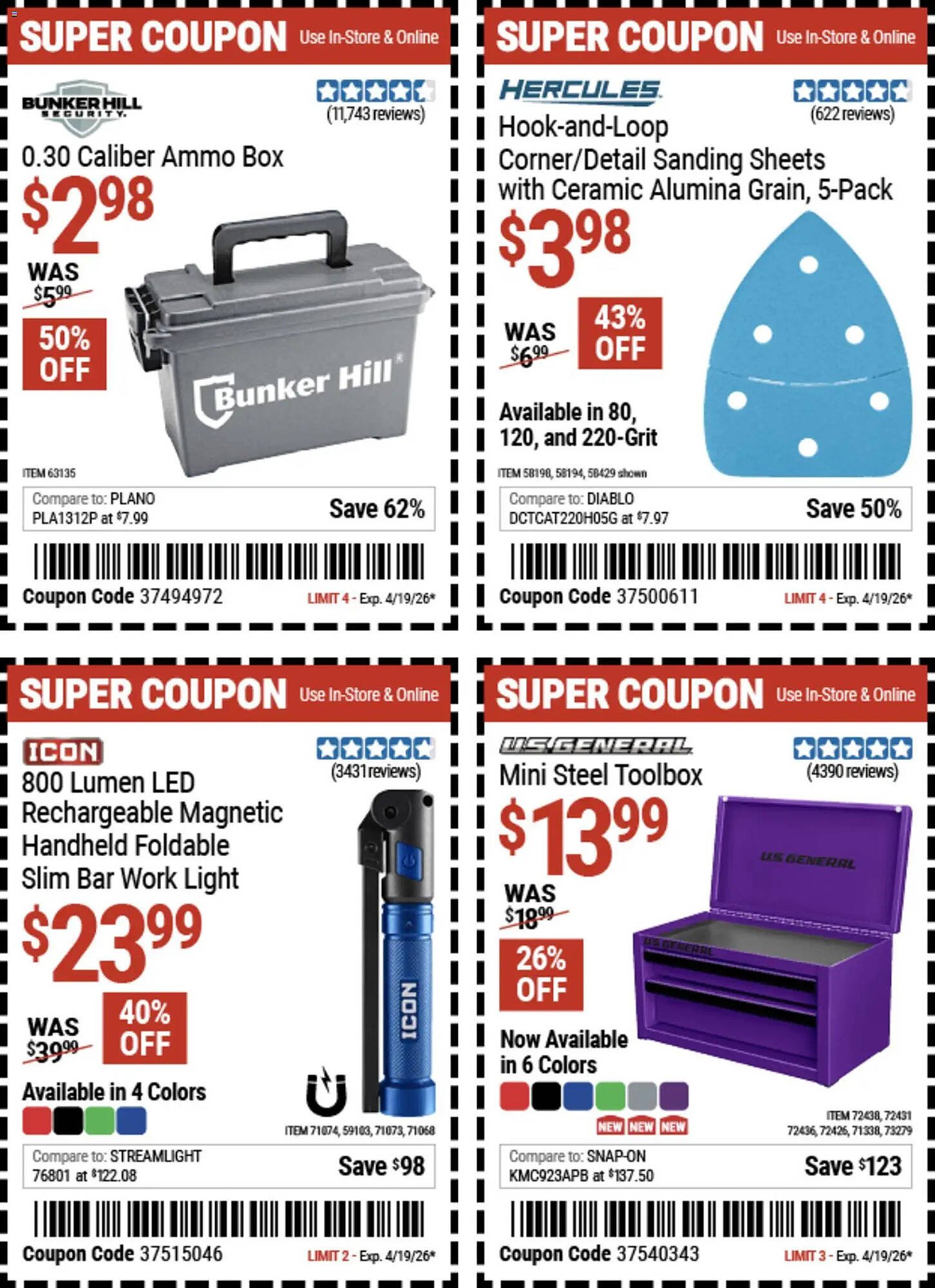 Harbor Freight Tools weekly ad