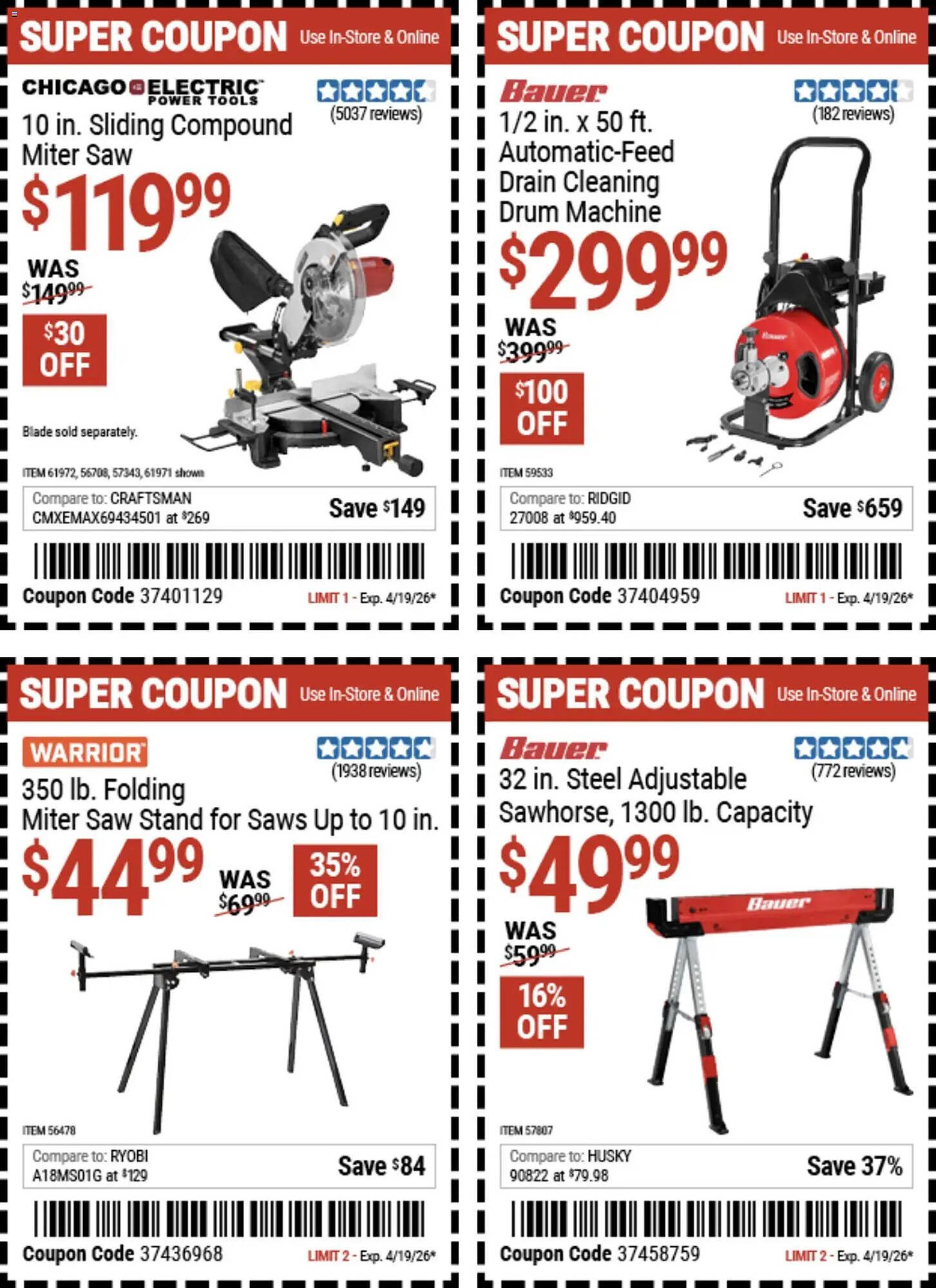 Harbor Freight Tools weekly ad