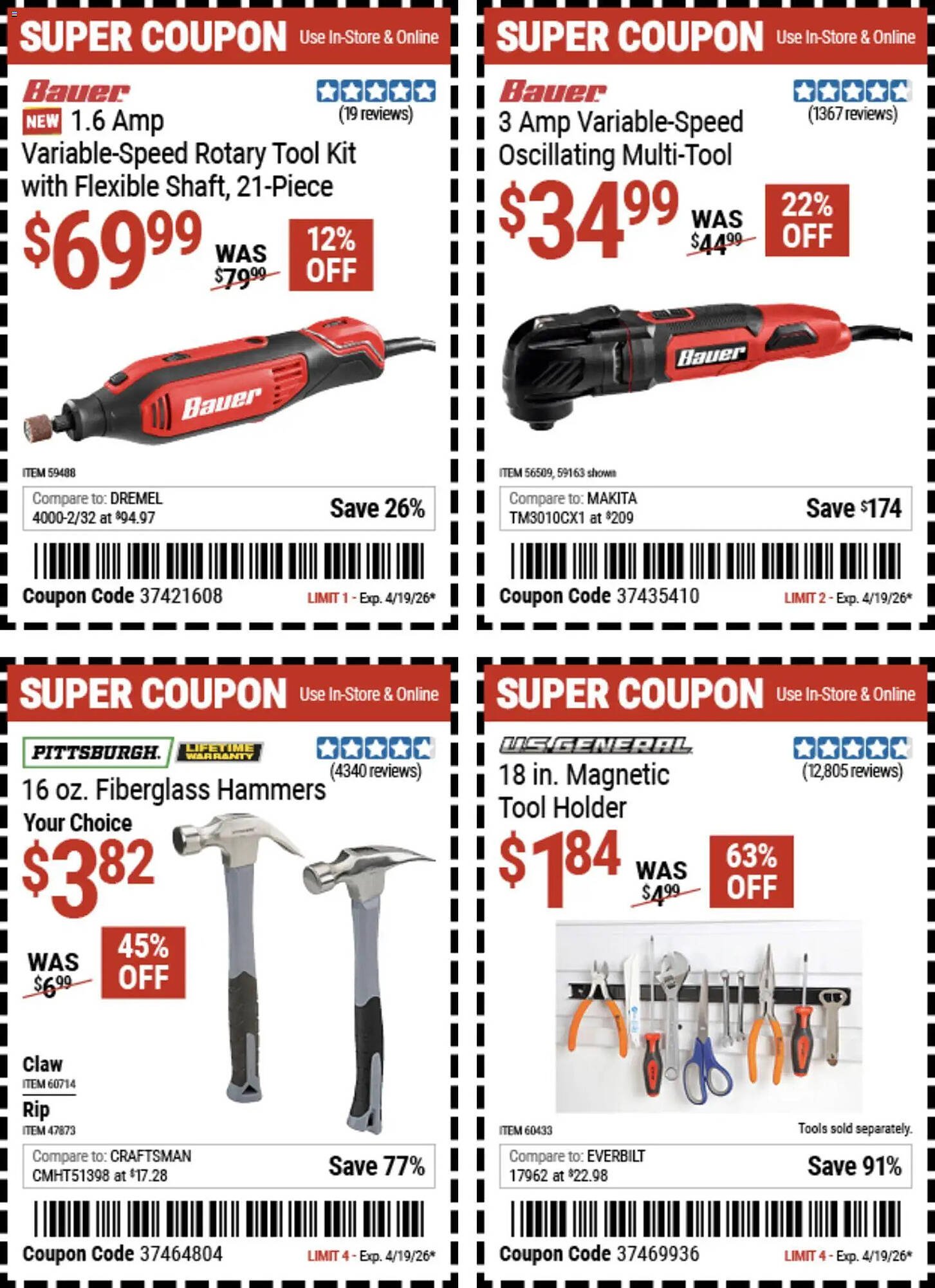 Harbor Freight Tools weekly ad