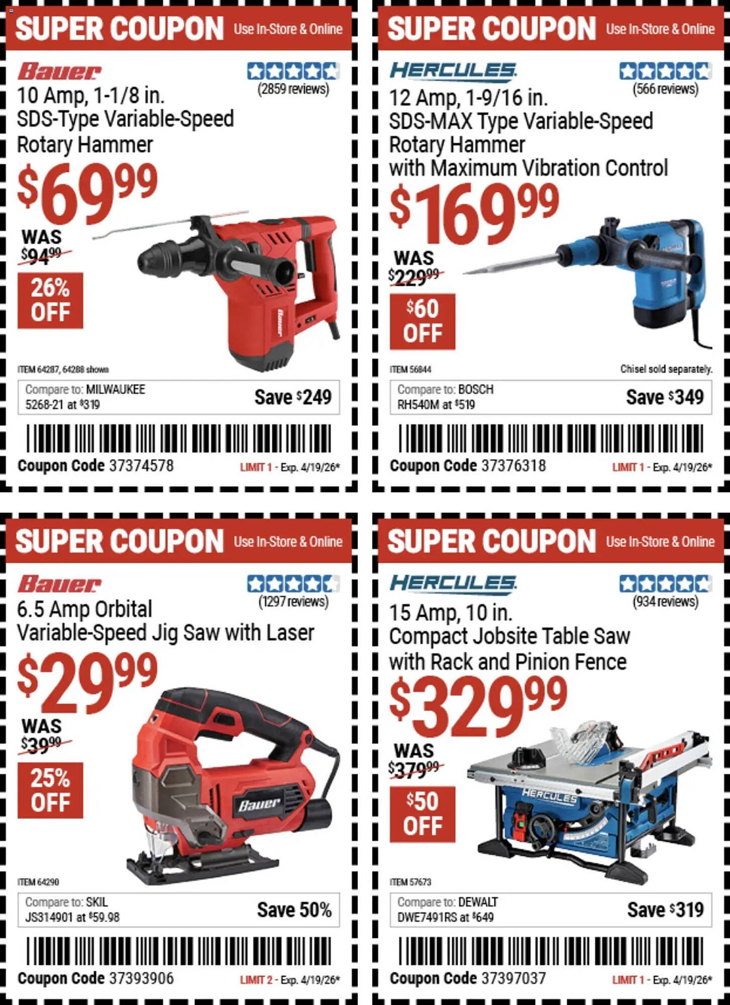 Harbor Freight Tools weekly ad