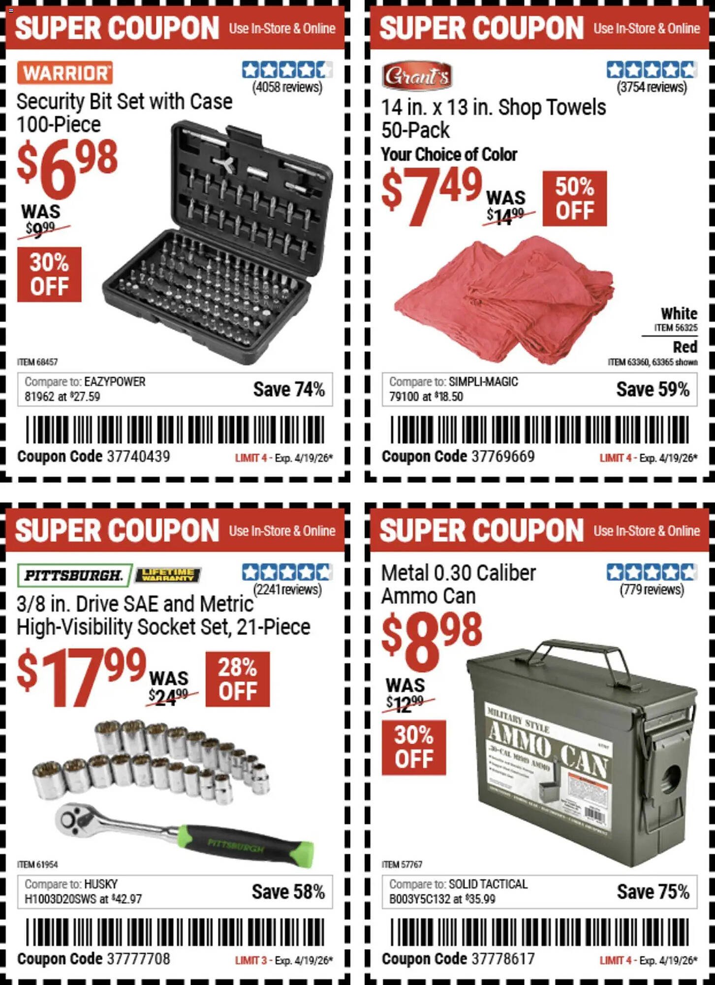 Harbor Freight Tools weekly ad
