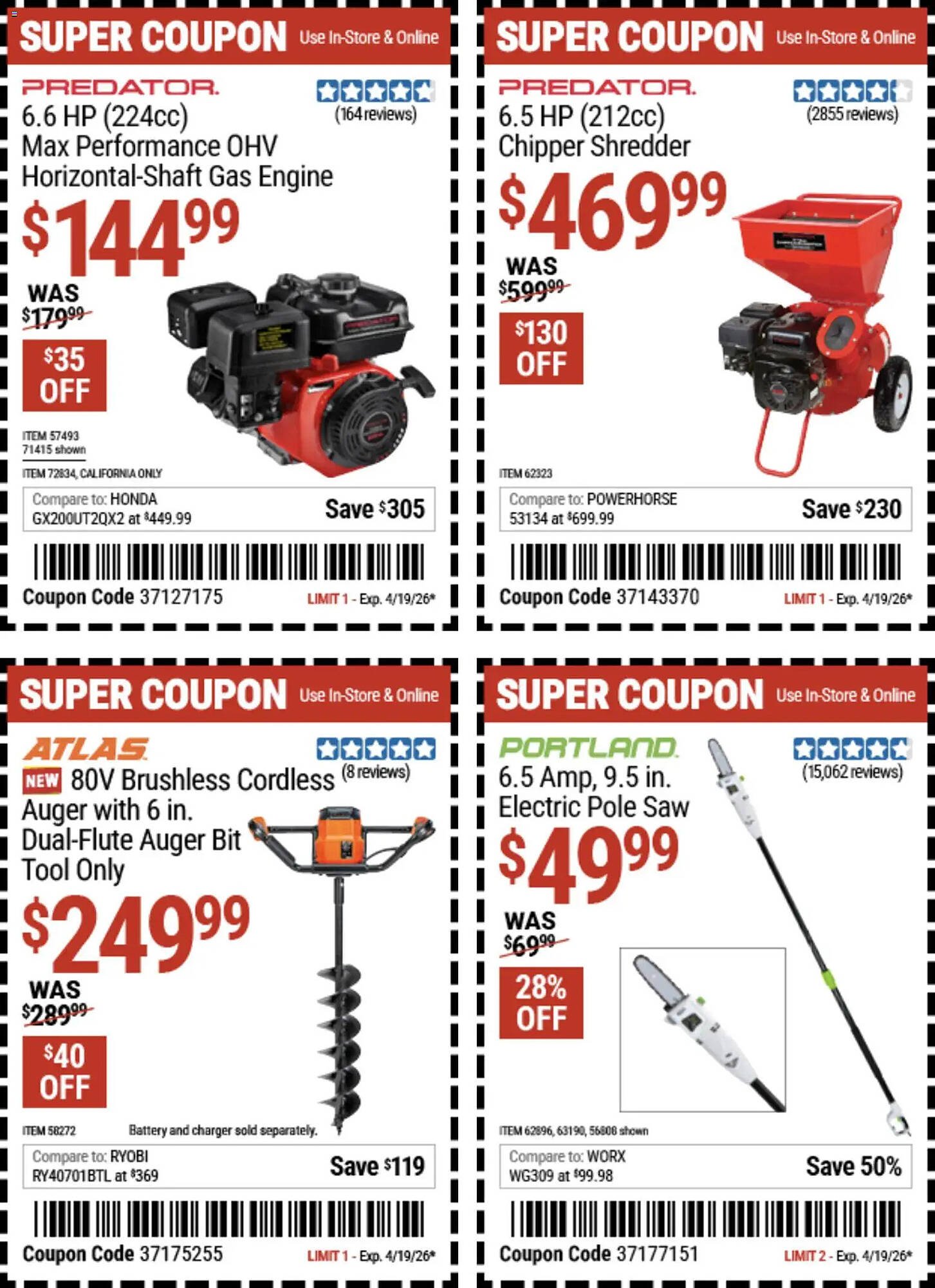 Harbor Freight Tools weekly ad