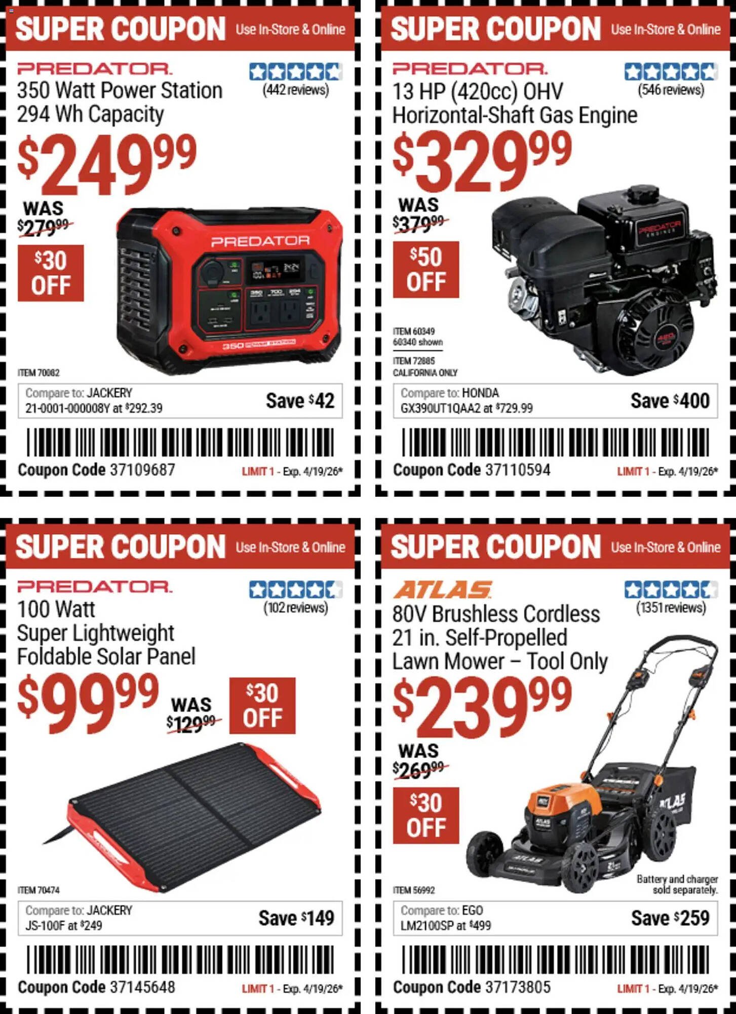 Harbor Freight Tools weekly ad