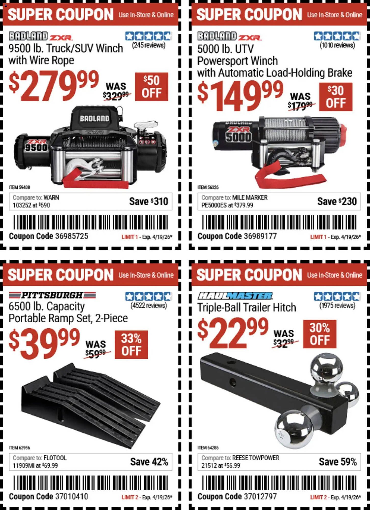 Harbor Freight Tools weekly ad
