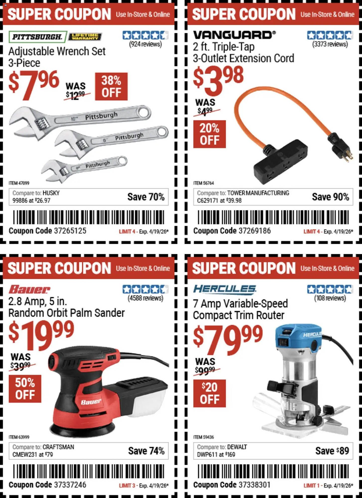 Harbor Freight Tools weekly ad