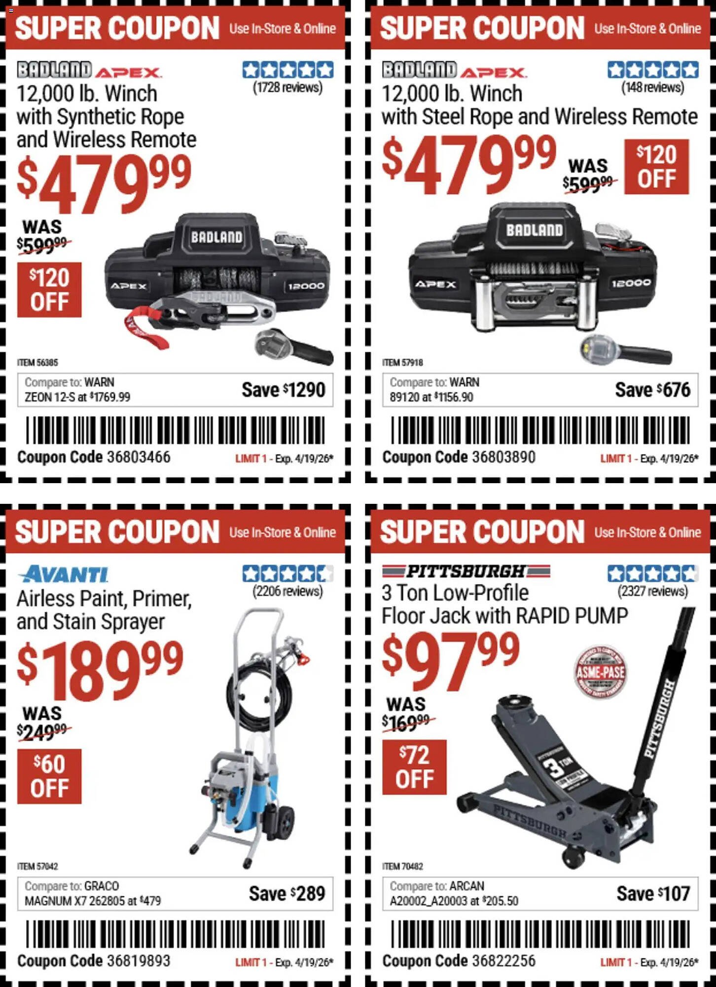 Harbor Freight Tools weekly ad