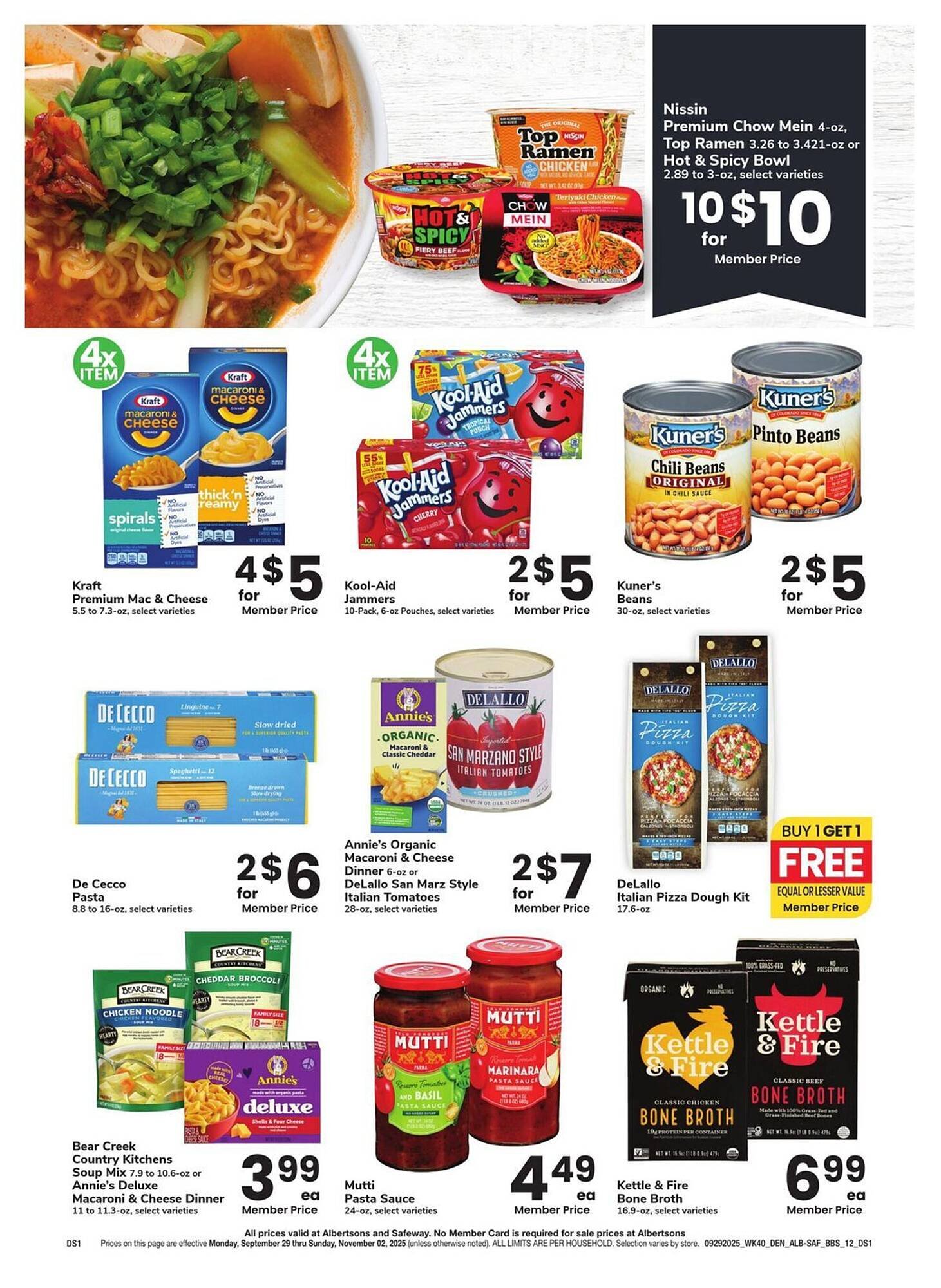 Albertsons weekly ad (2025-09-29 - 2025-11-02) | 12