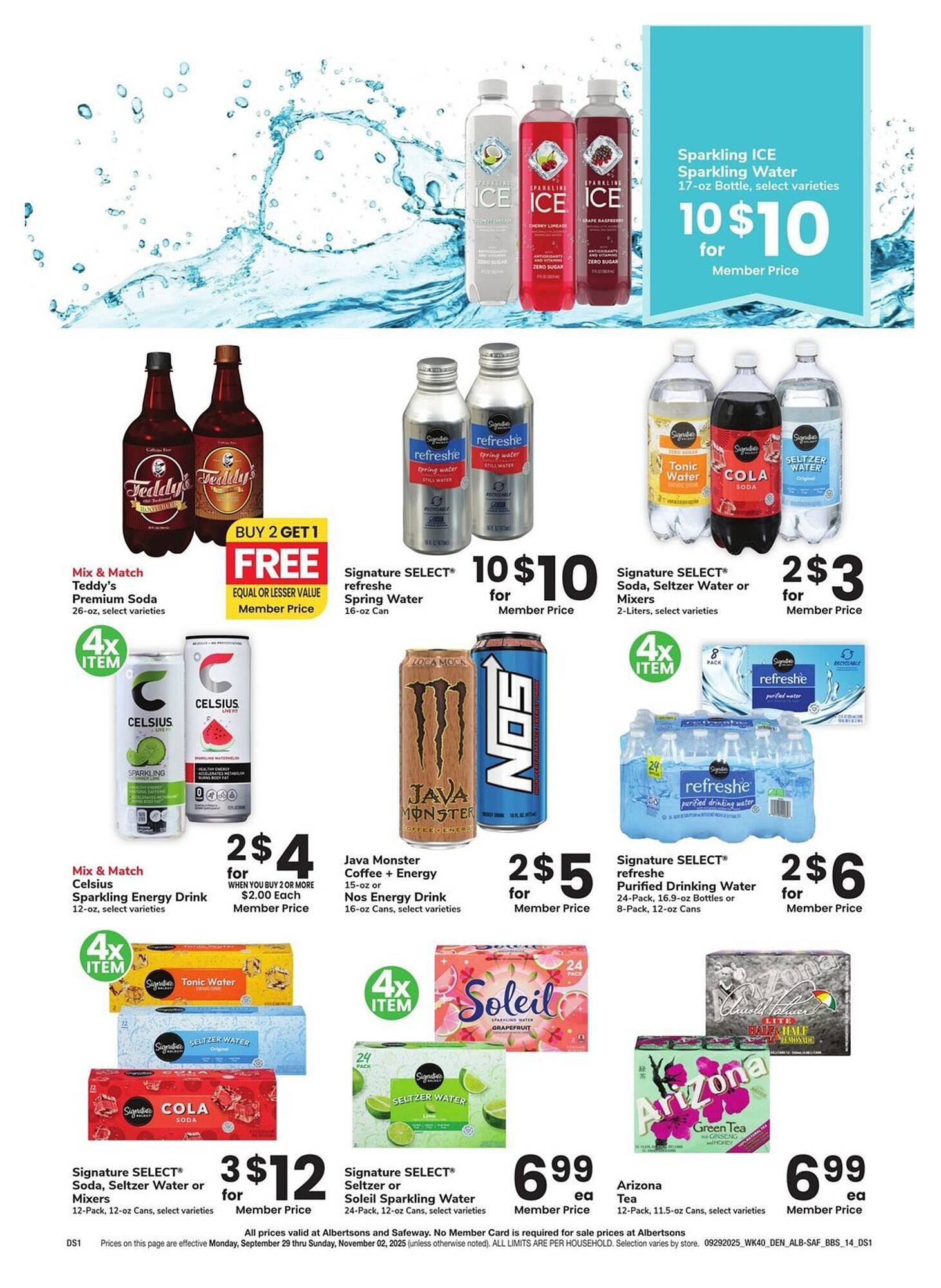 Albertsons weekly ad (2025-09-29 - 2025-11-02) | 14