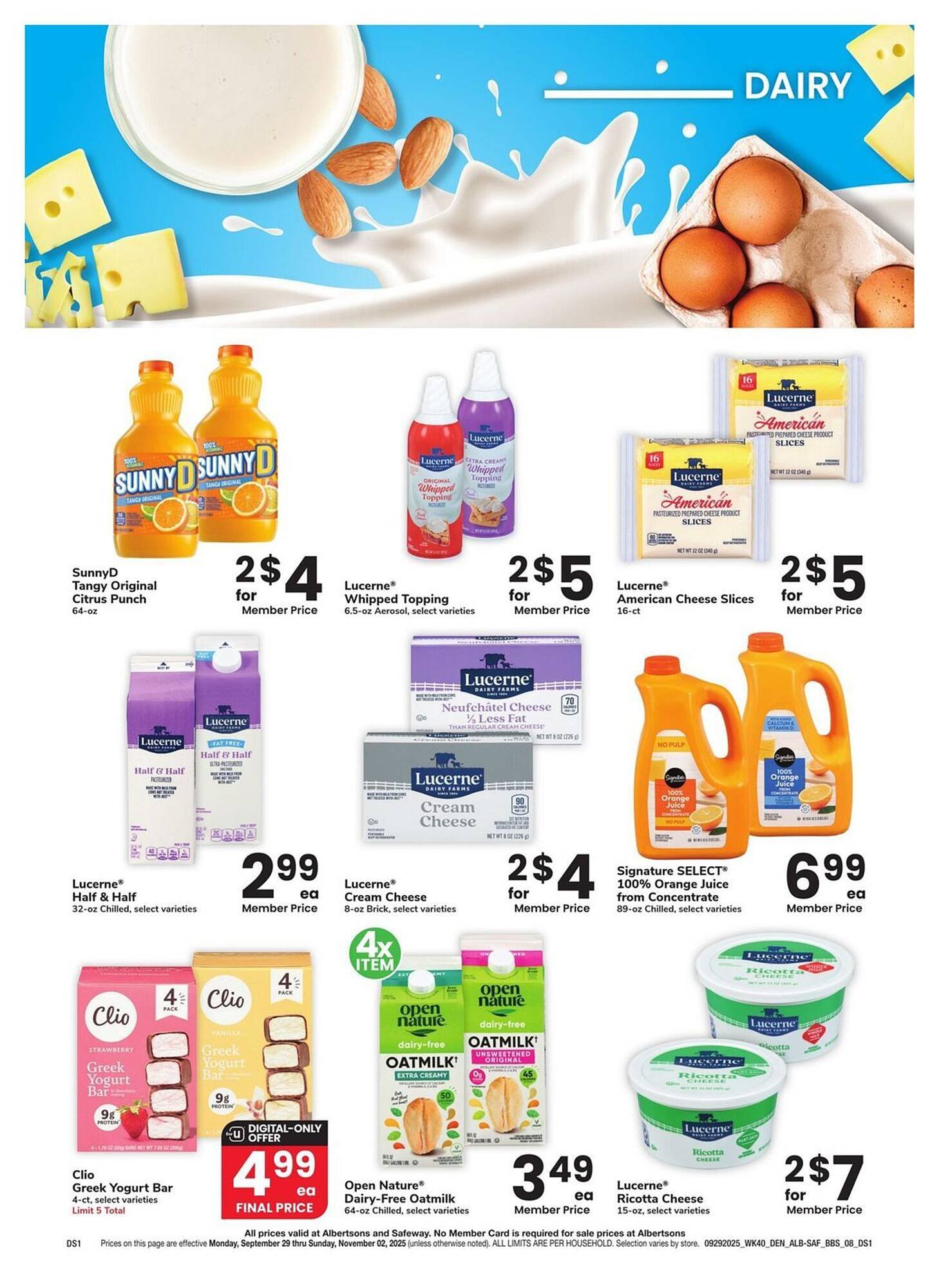 Albertsons weekly ad (2025-09-29 - 2025-11-02) | 8