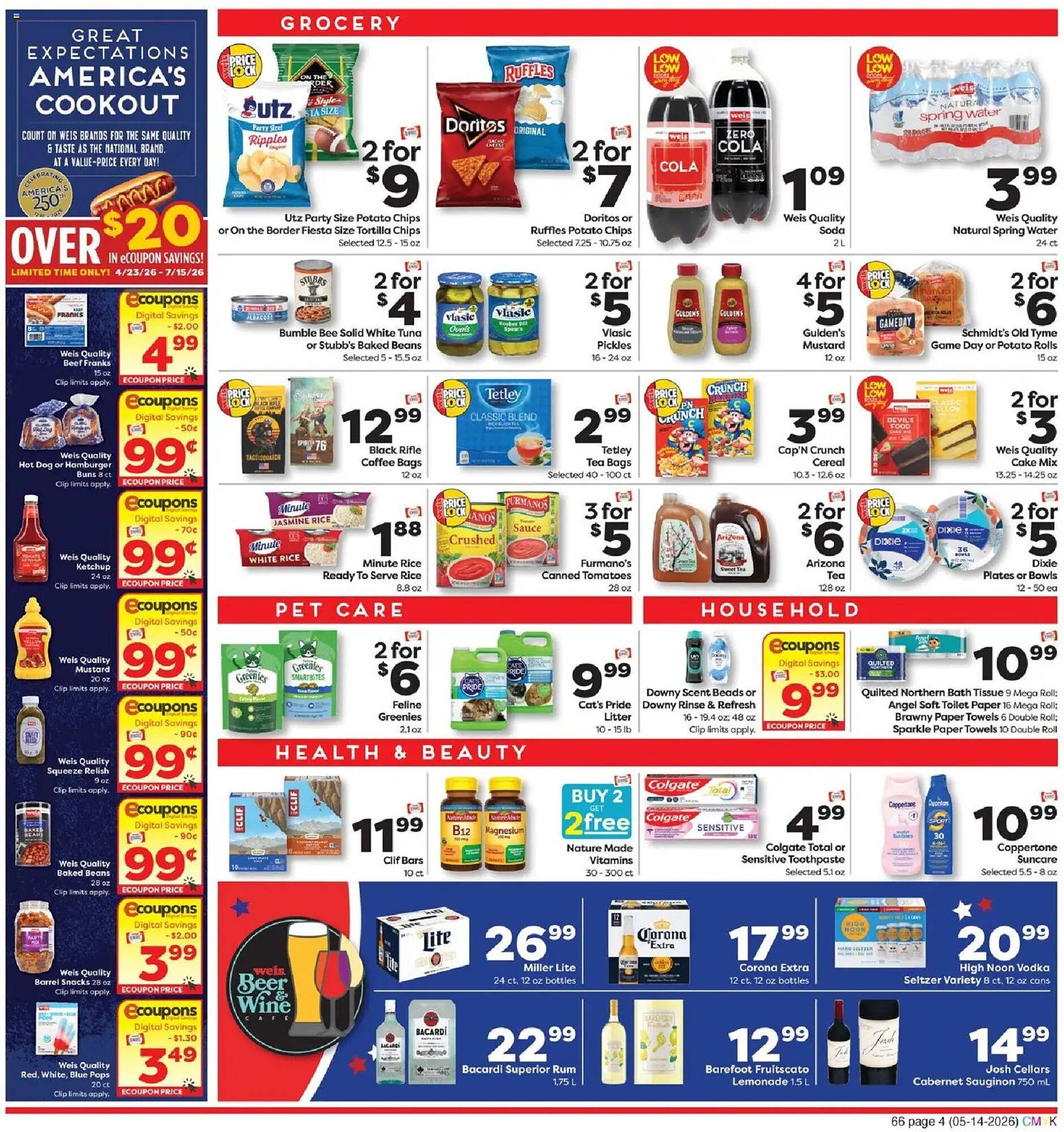 Weis Markets weekly ad