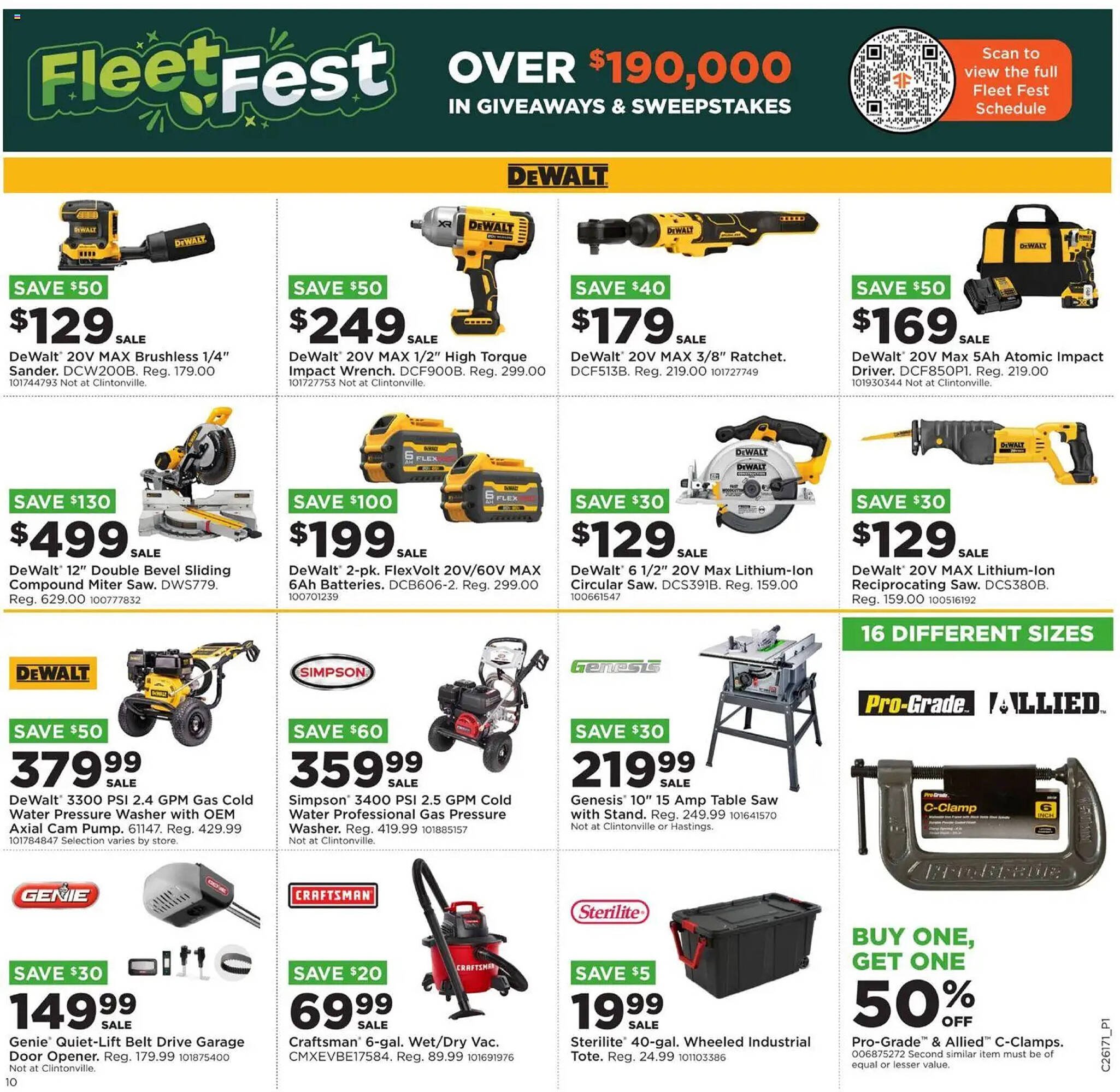 Mills Fleet Farm weekly ad