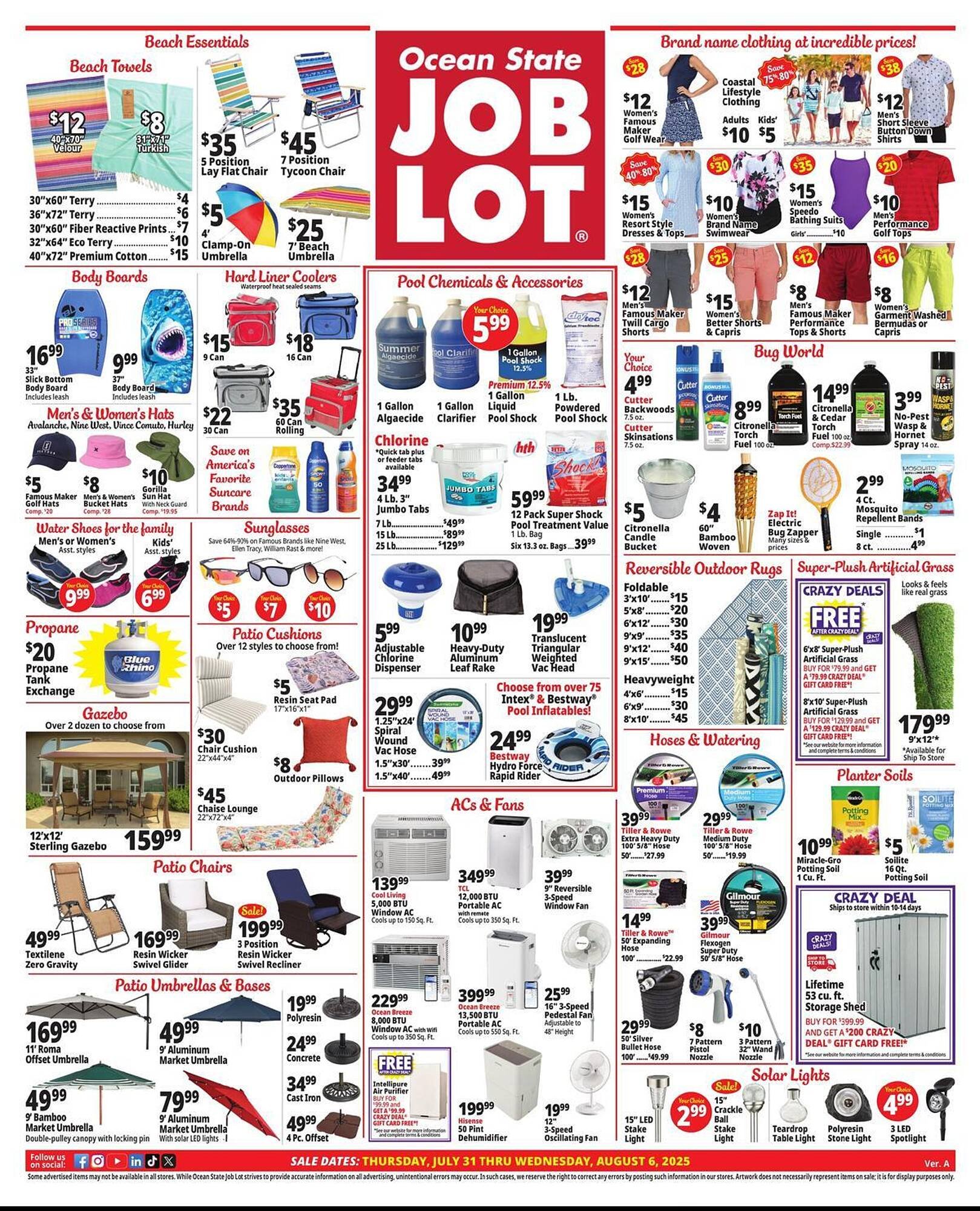 Ocean State Job Lot Weekly Ad (2025-07-31 - 2025-08-06) | 1