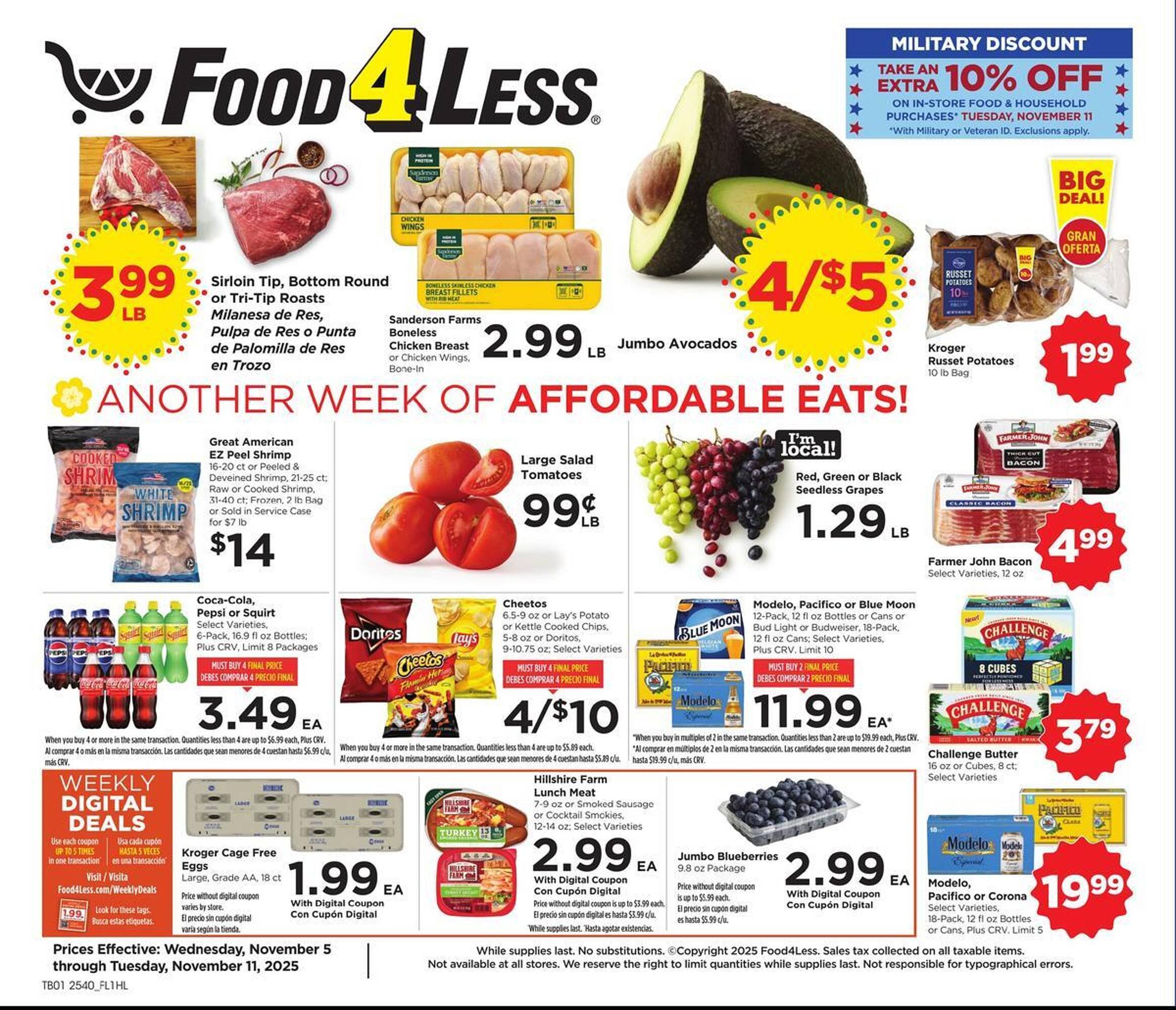 Food 4 Less weekly ad (2025-11-05 - 2025-11-11) | 1