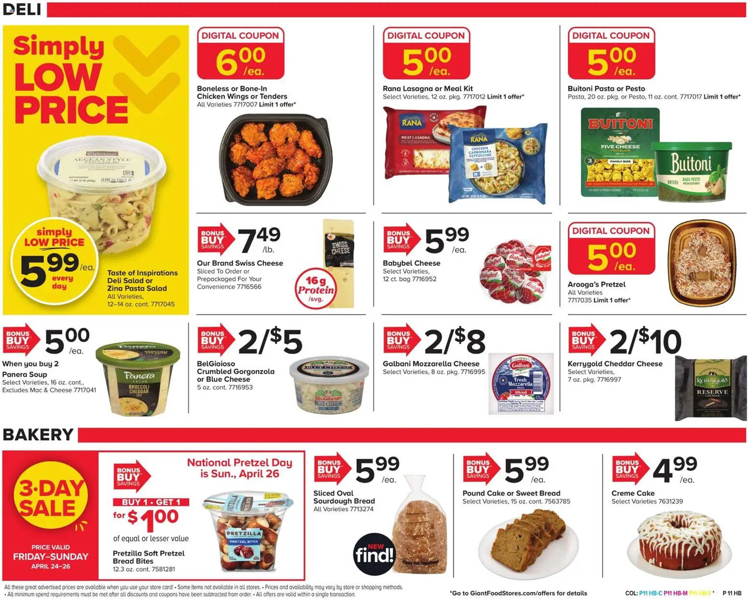 GIANT weekly ad