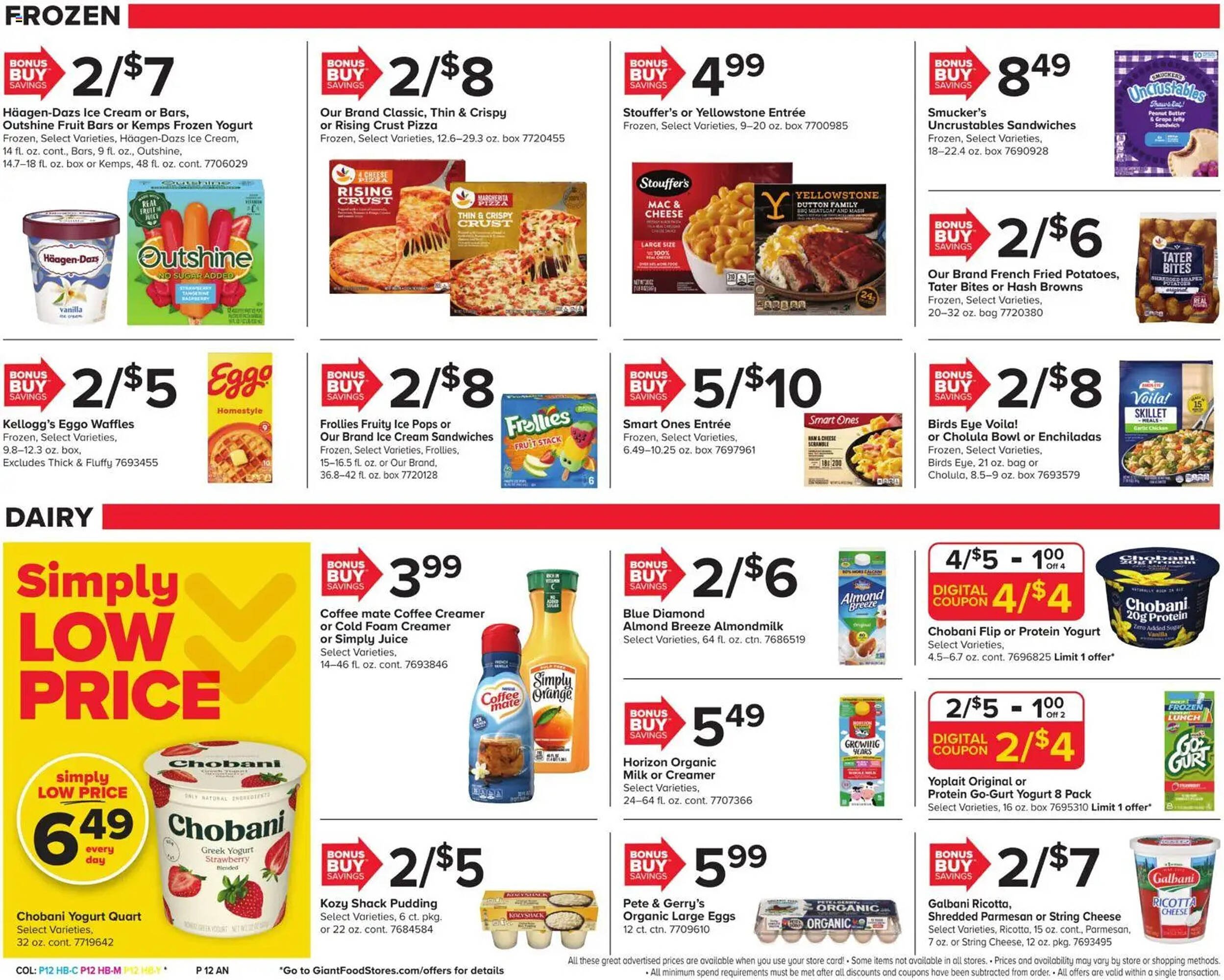 GIANT weekly ad