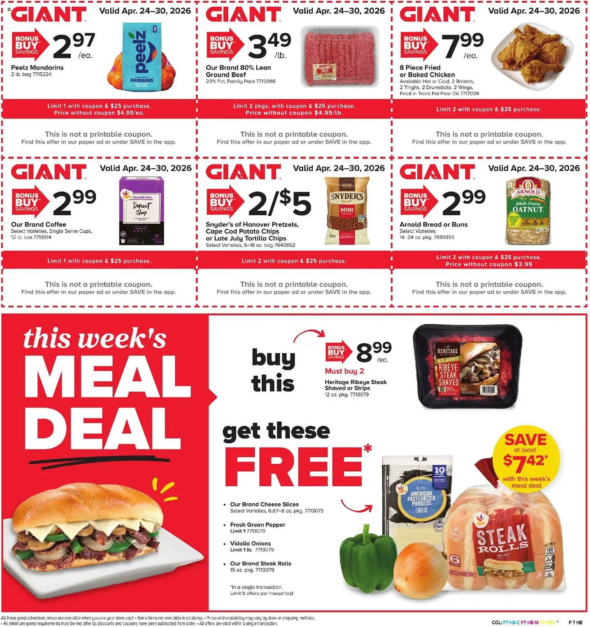GIANT weekly ad