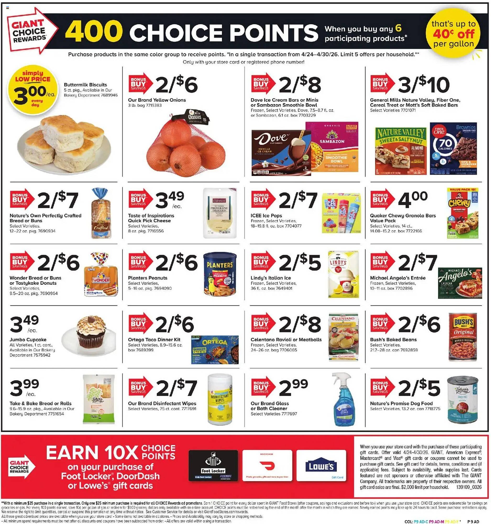 GIANT weekly ad