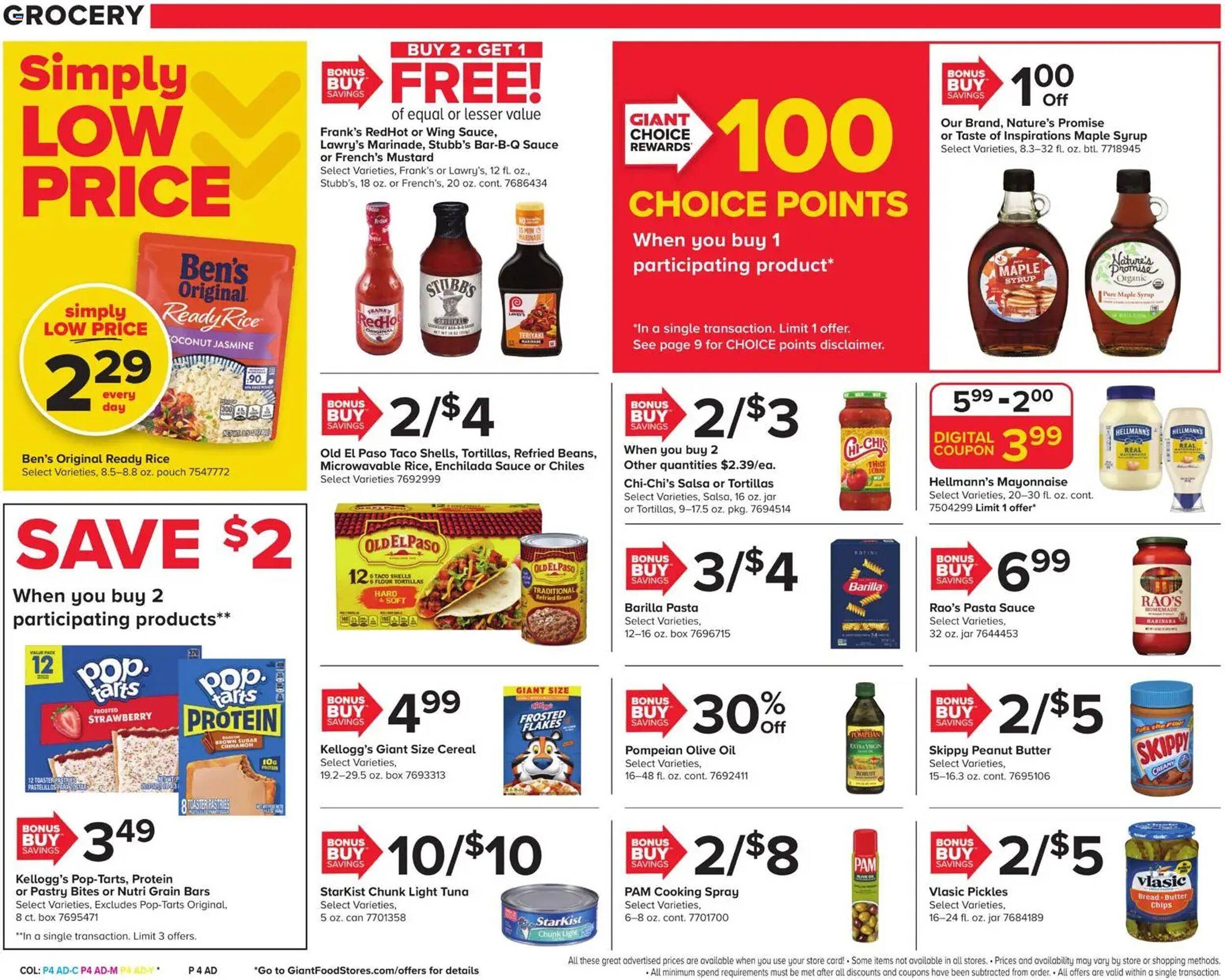 GIANT weekly ad