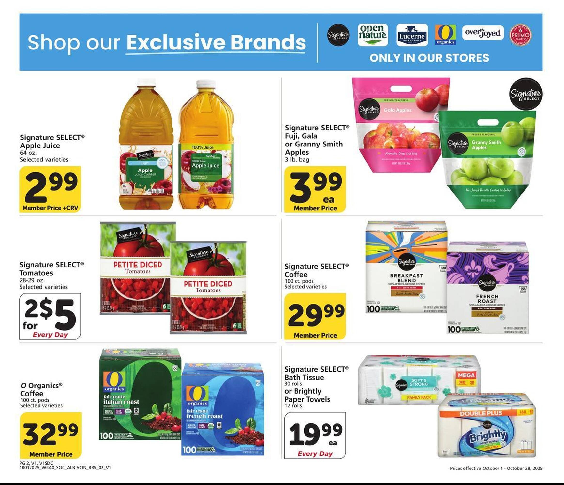 Albertsons weekly ad (2025-10-01 - 2025-10-28) | 2