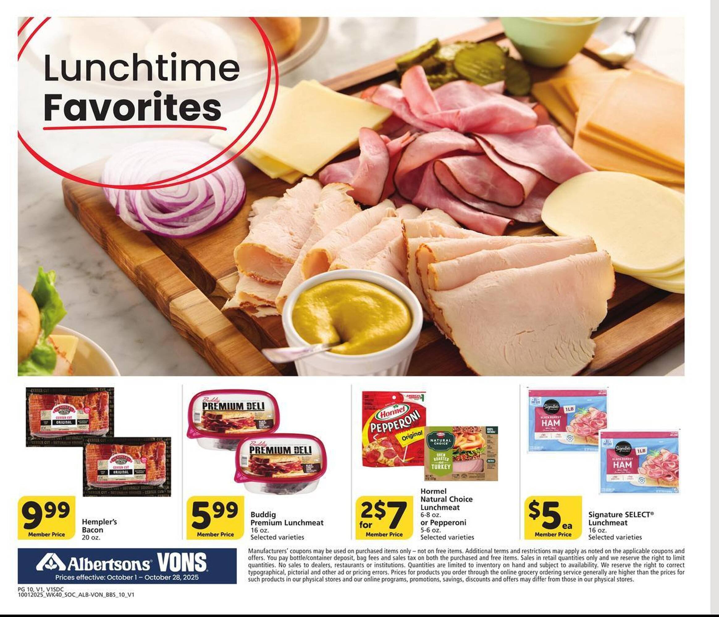 Albertsons weekly ad (2025-10-01 - 2025-10-28) | 10