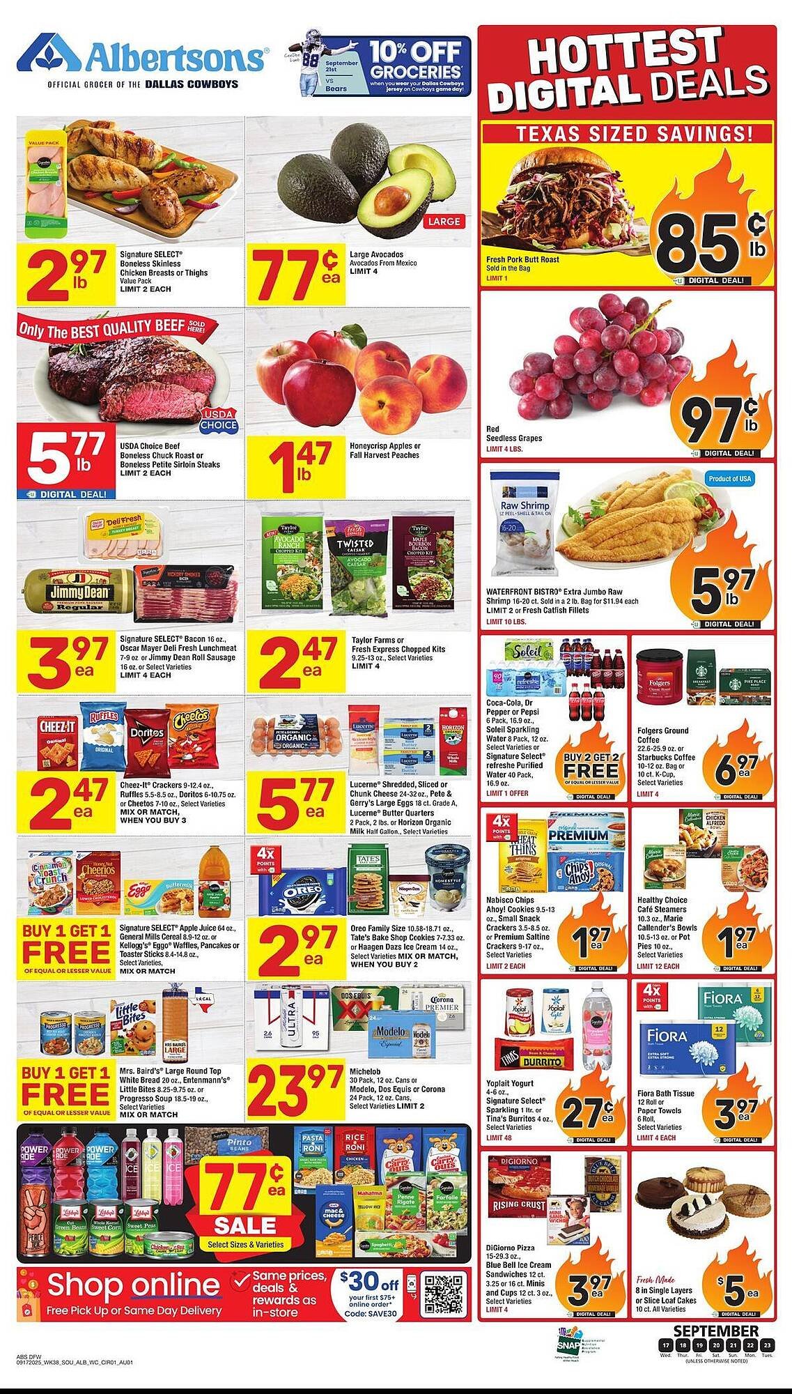 Albertsons weekly ad (2025-09-17 - 2025-09-23) | 1
