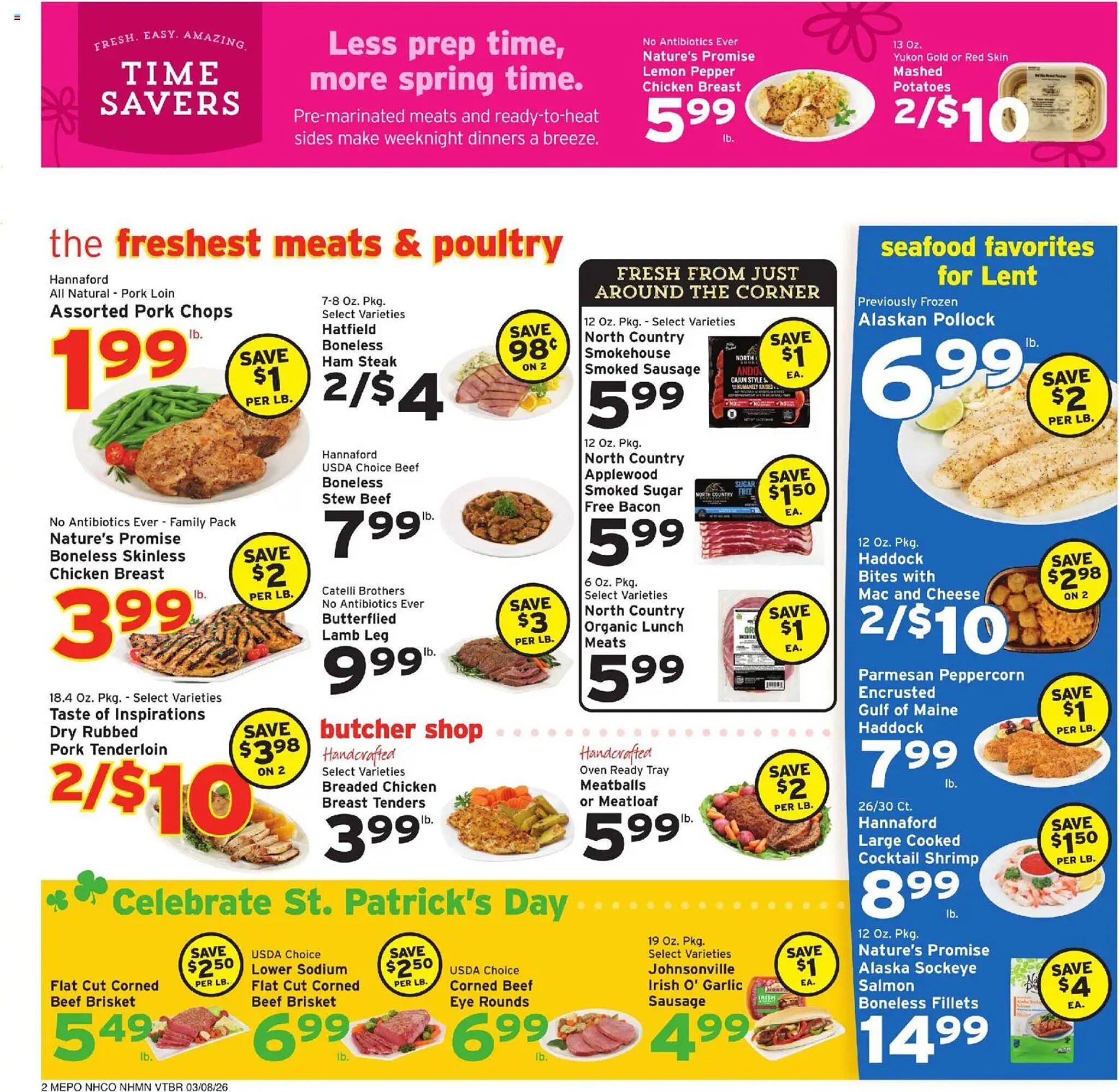 Hannaford flyer