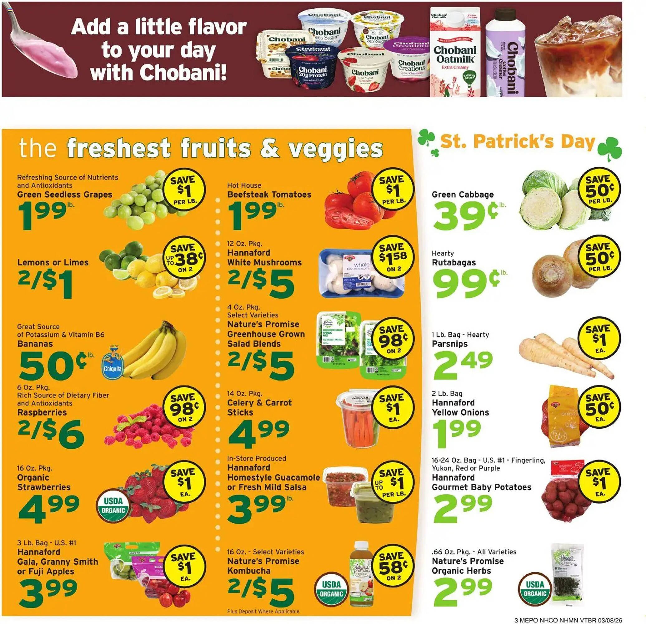 Hannaford flyer