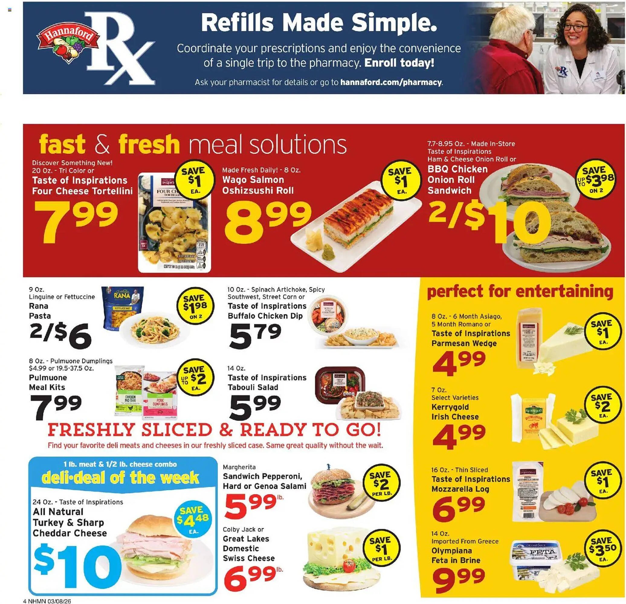 Hannaford flyer