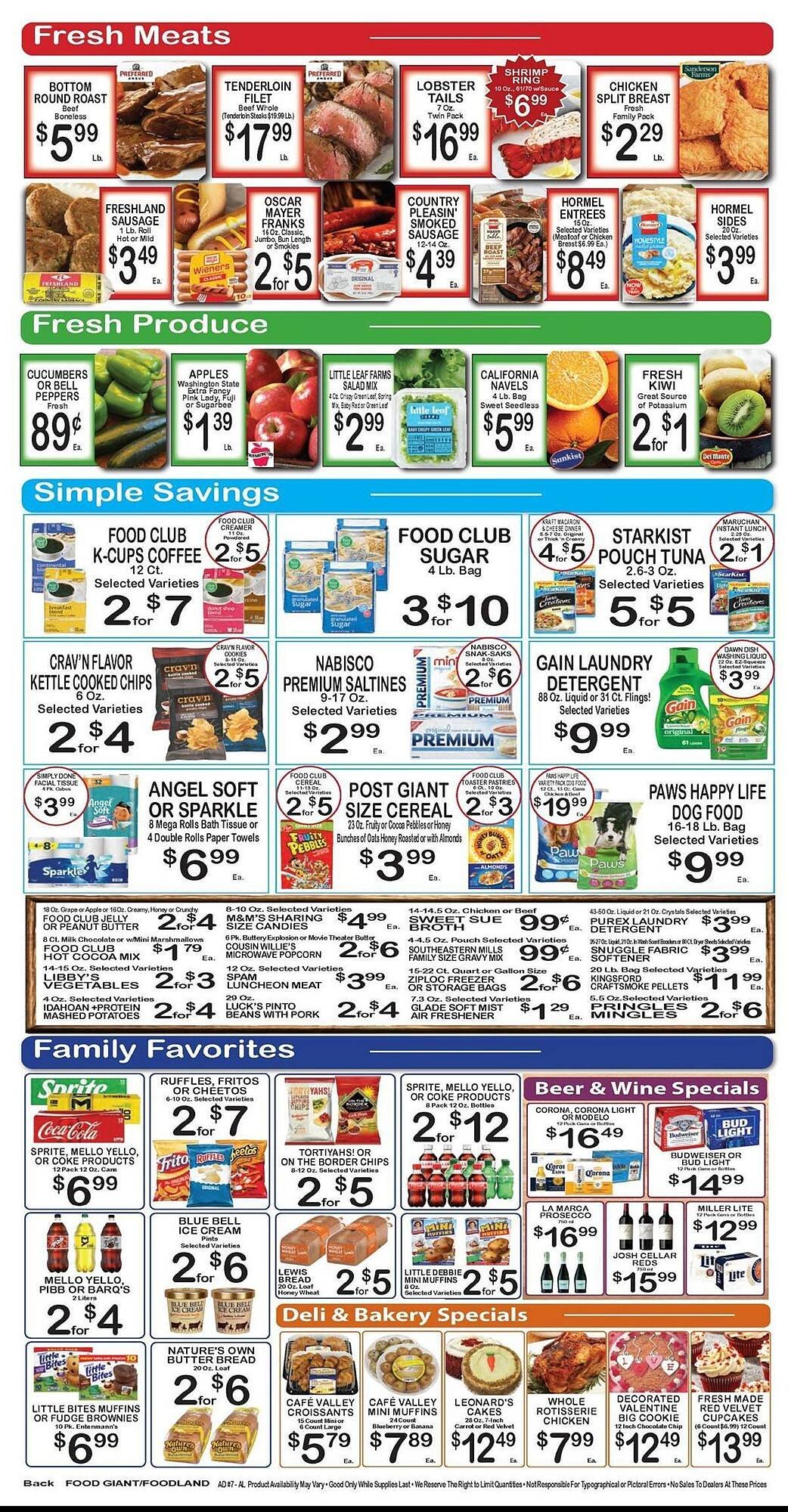 Foodland weekly ad