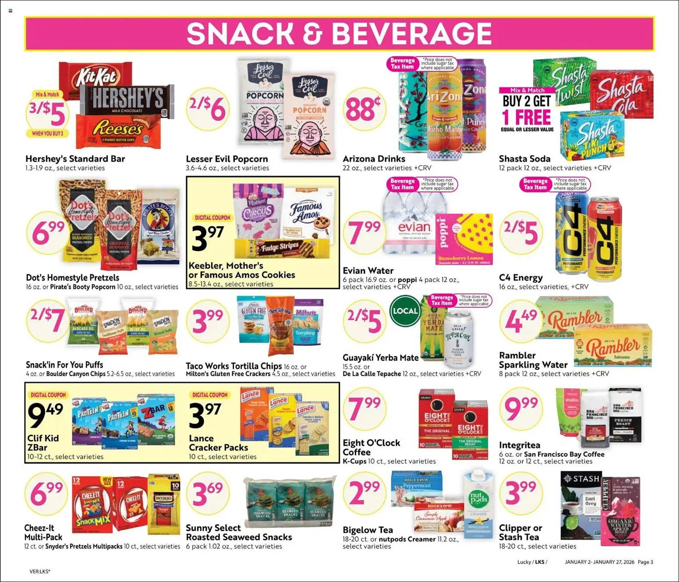 Lucky Supermarkets weekly ad