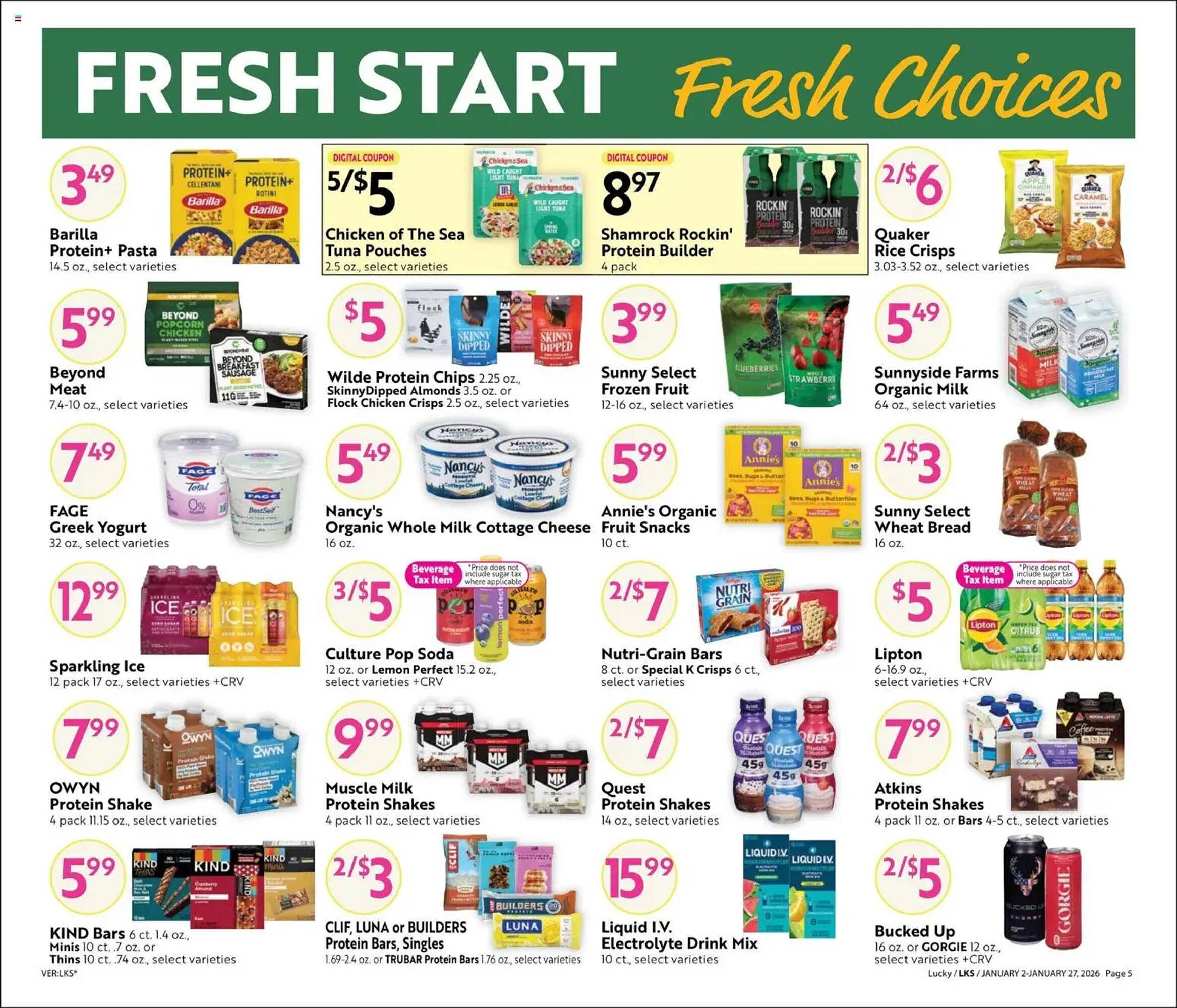 Lucky Supermarkets weekly ad