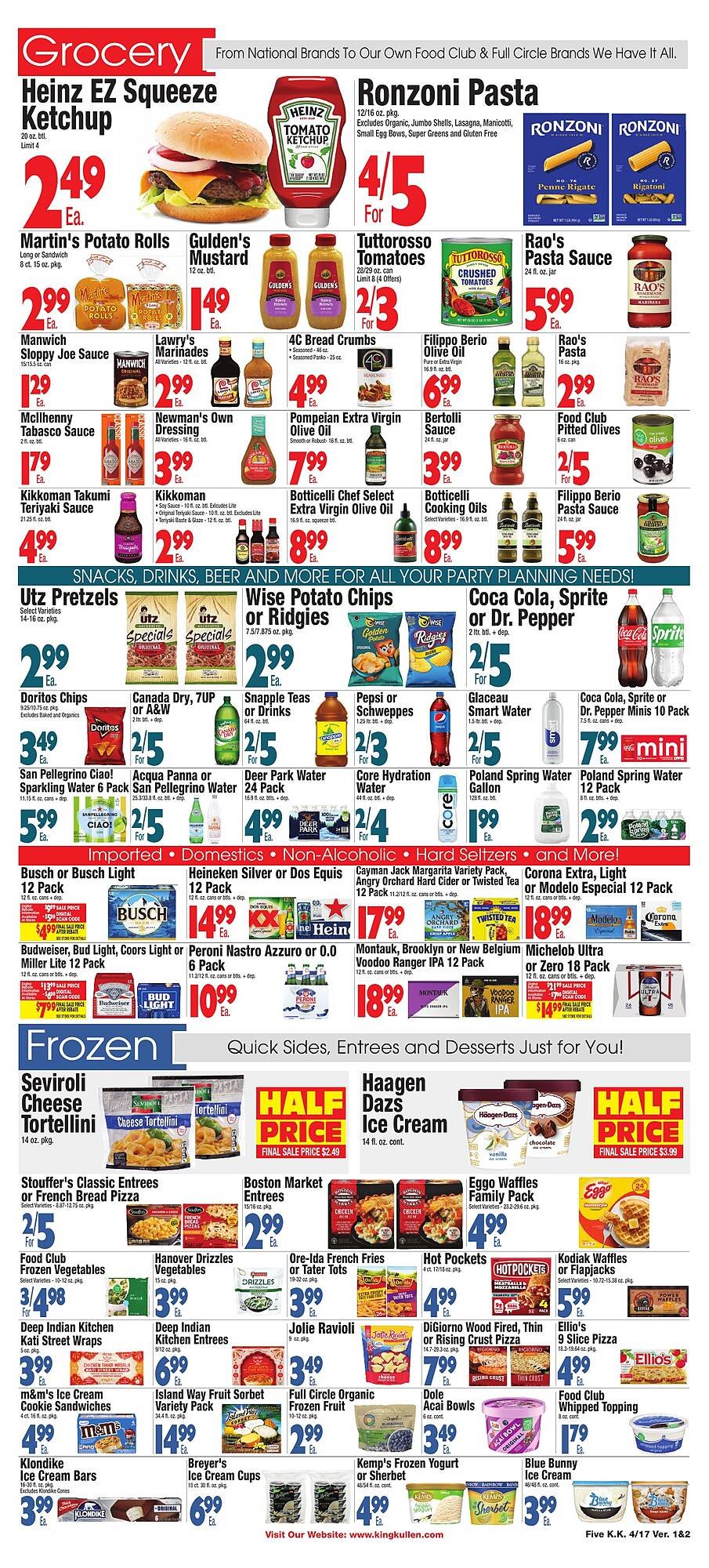 King Kullen weekly ad
