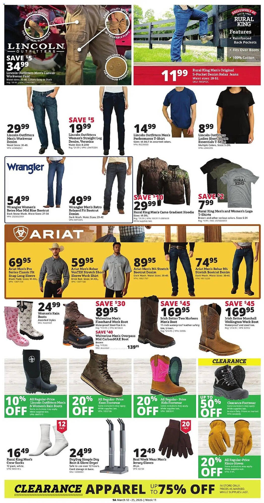 Rural King weekly ad